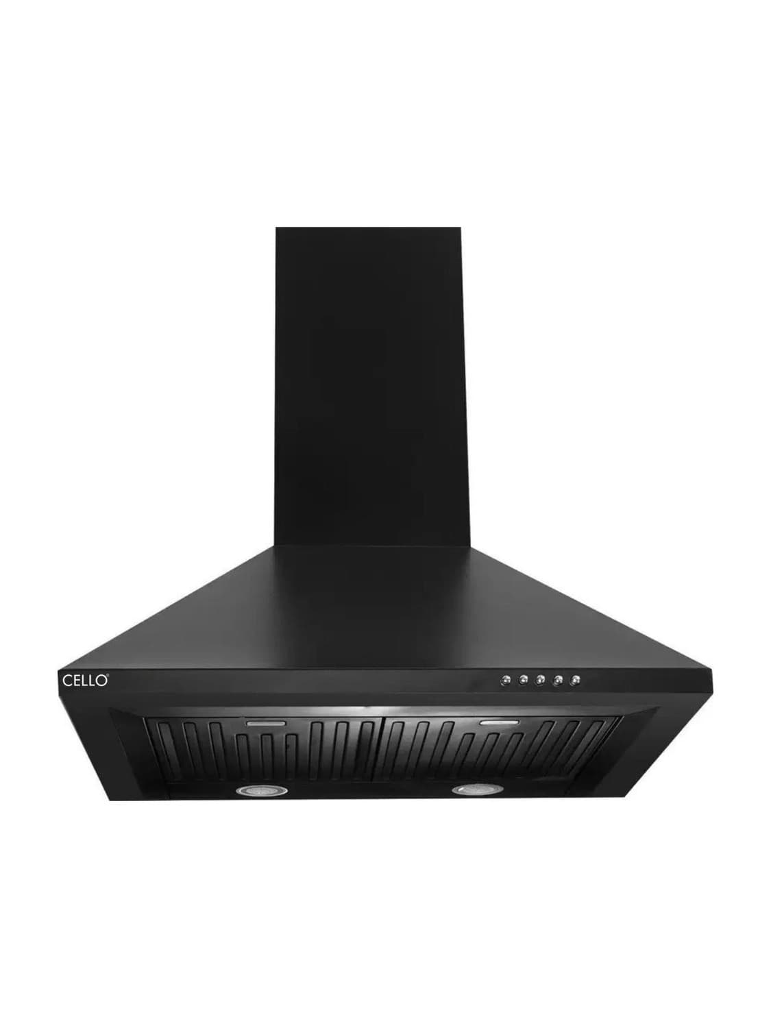 Cello Black Diamond Baffle Filter Energy Efficient LED Lights | 5 Years Motor Warranty 1000 CMH 60 cm Chimney