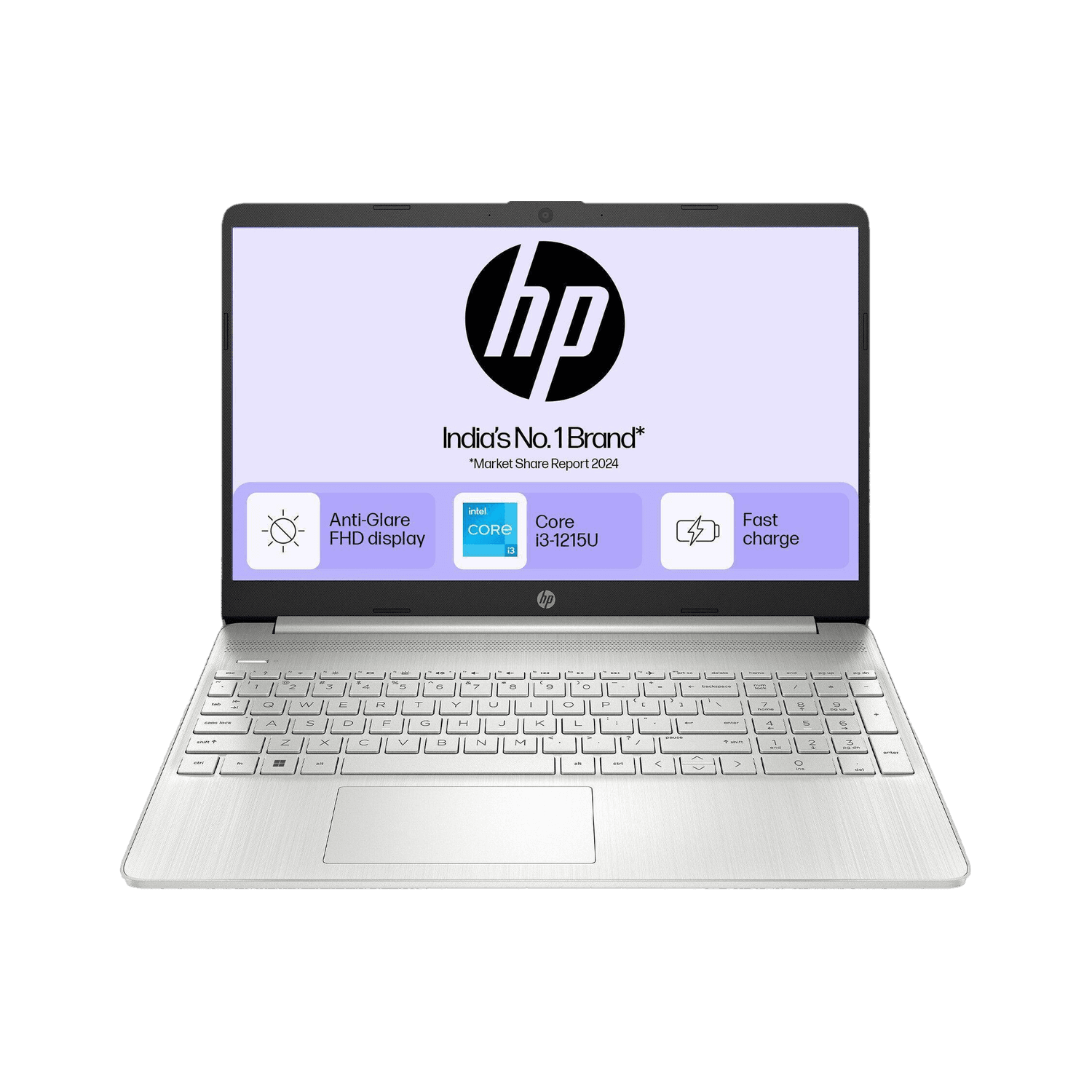 HP Intel Core i3 12th Gen 1215U - (8 GB/512 GB SSD/Windows 11 Home) 15s-fq5327TU Thin and Light Laptop