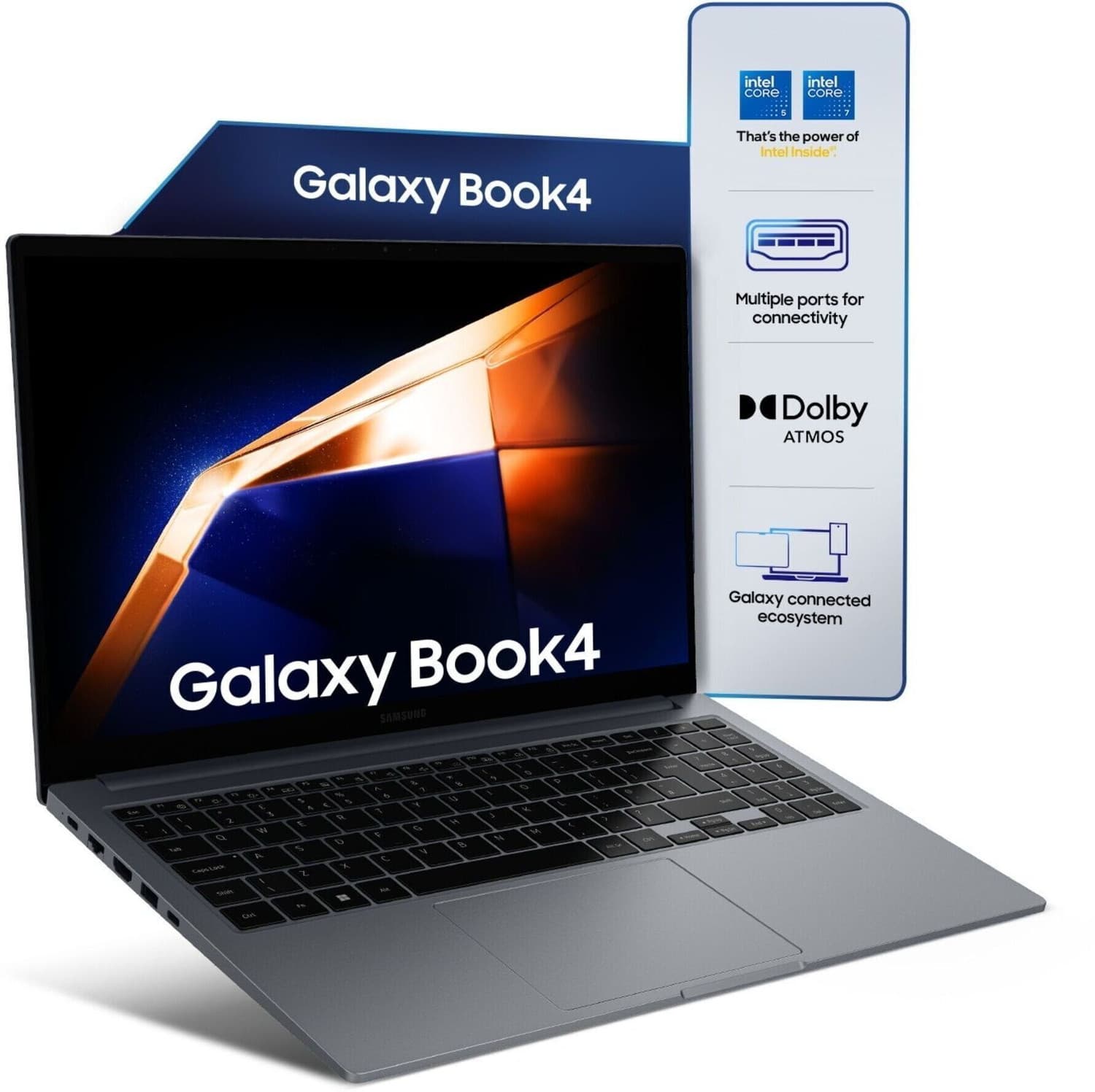 SAMSUNG Galaxy Book4 Intel Core 5 120U - (16 GB/512 GB SSD/Windows 11 Home) NP750XGK-KG2IN Thin and Light Laptop