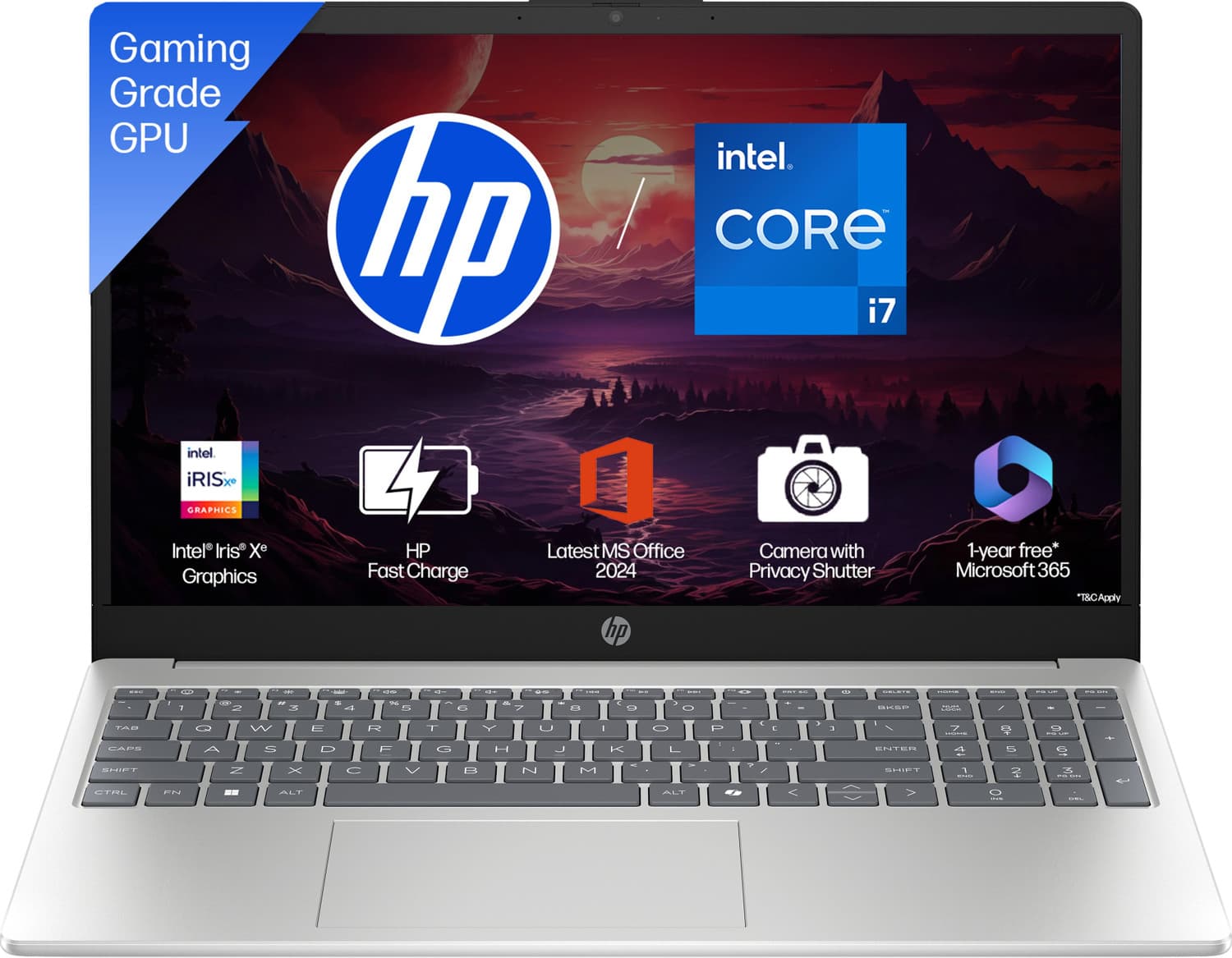 HP Intel Core i7 13th Gen 13620H - (16 GB/512 GB SSD/Windows 11 Home) 15-fr0025TU Thin and Light Laptop