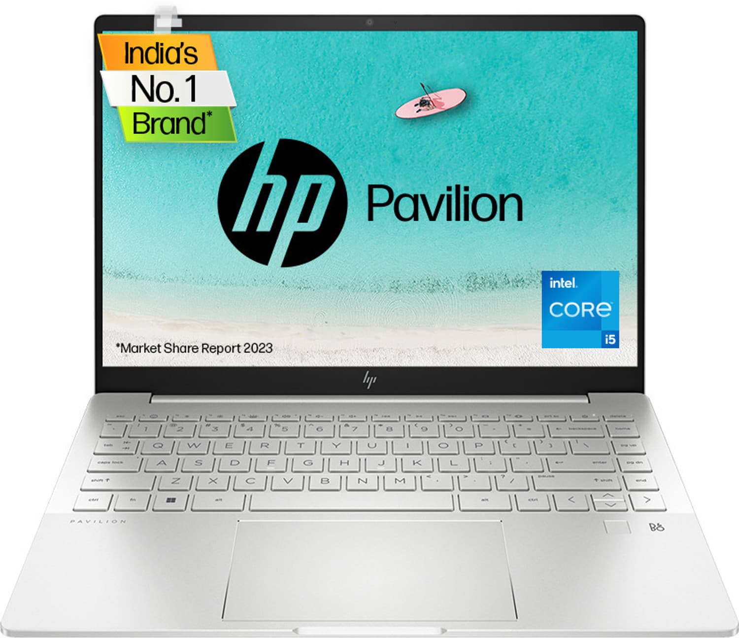 HP Pavilion Plus Intel Core i5 13th Gen - (16 GB/512 GB SSD/Windows 11 Home) 14-eh1022TU Thin and Light Laptop