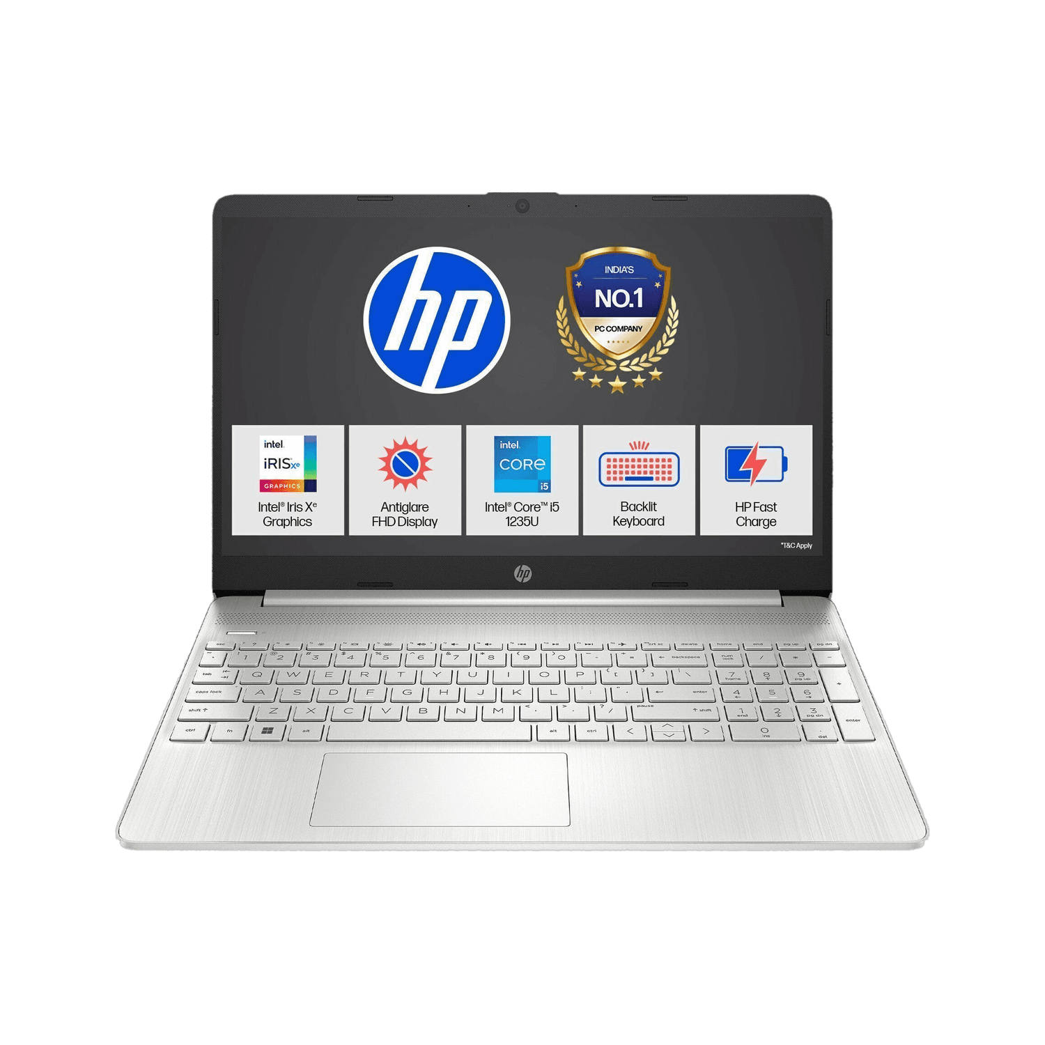 HP Intel Core i5 12th Gen 1235U - (16 GB/512 GB SSD/Windows 11 Home) 15s-fq5330TU Thin and Light Laptop