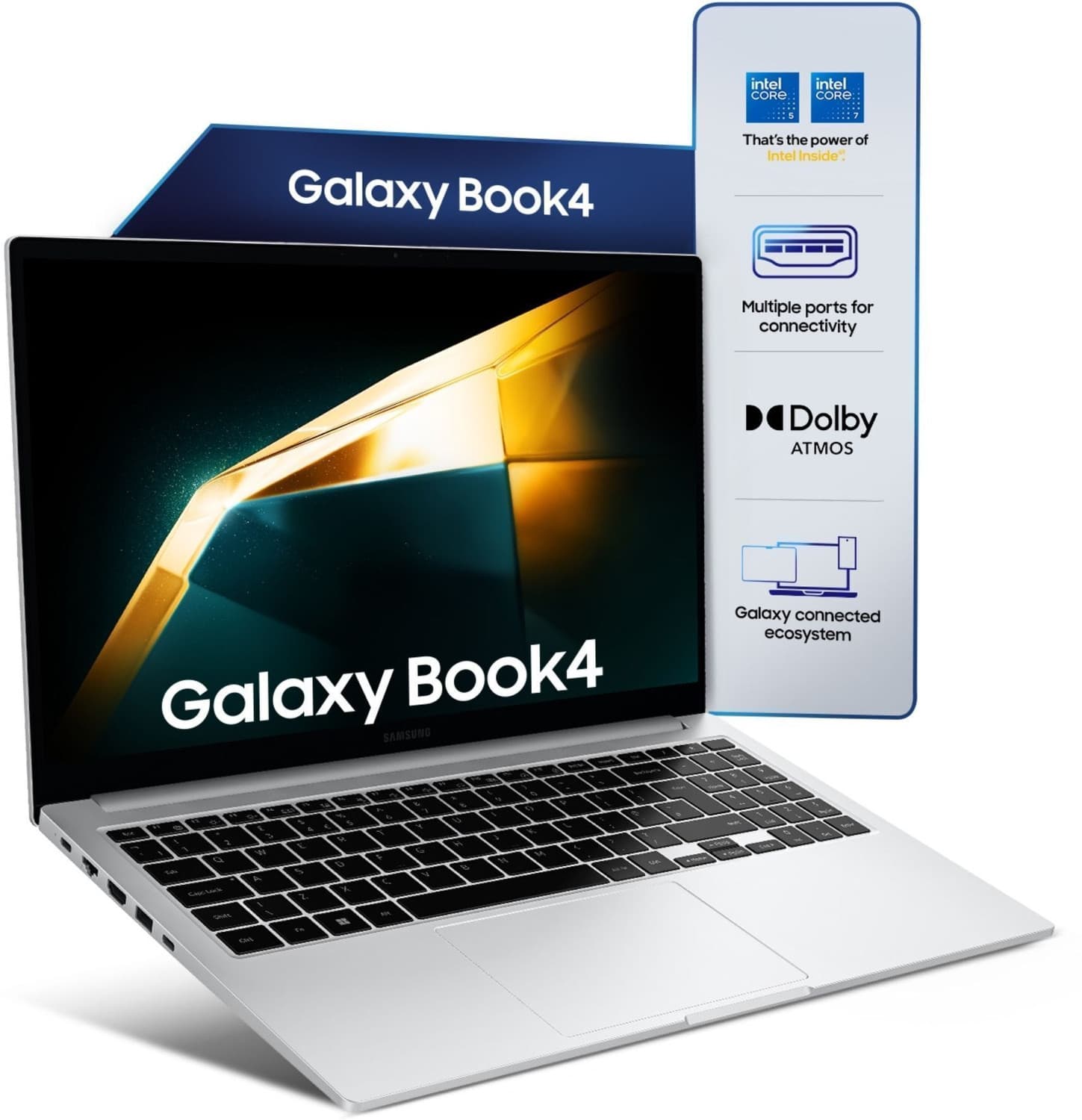 SAMSUNG Galaxy Book4 Intel Core 5 120U - (8 GB/512 GB SSD/Windows 11 Home) NP750XGK-KS1IN Thin and Light Laptop