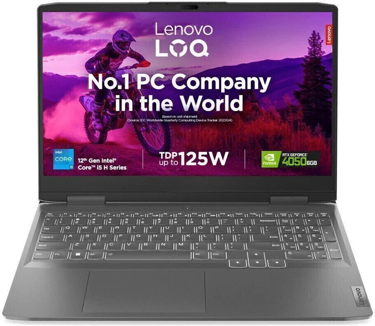 Lenovo LOQ Core i5 12th Gen - (16 GB/512 GB SSD/Windows 11 Home/8 GB Graphics/NVIDIA GeForce RTX 4060) 15IRH8 Gaming Laptop
