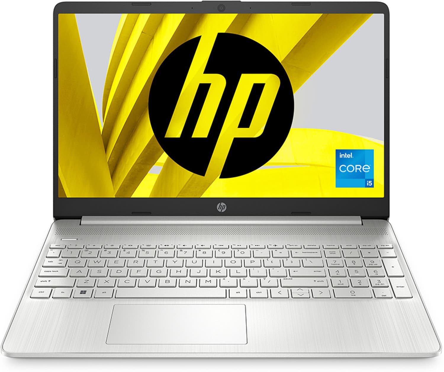 HP 15s Core i5 11th Gen - (8 GB/512 GB SSD/Windows 10 Home) 15s-FQ2535TU Thin and Light Laptop (15.6 inch, Natural Silver, 1.69 kg, With MS Office)