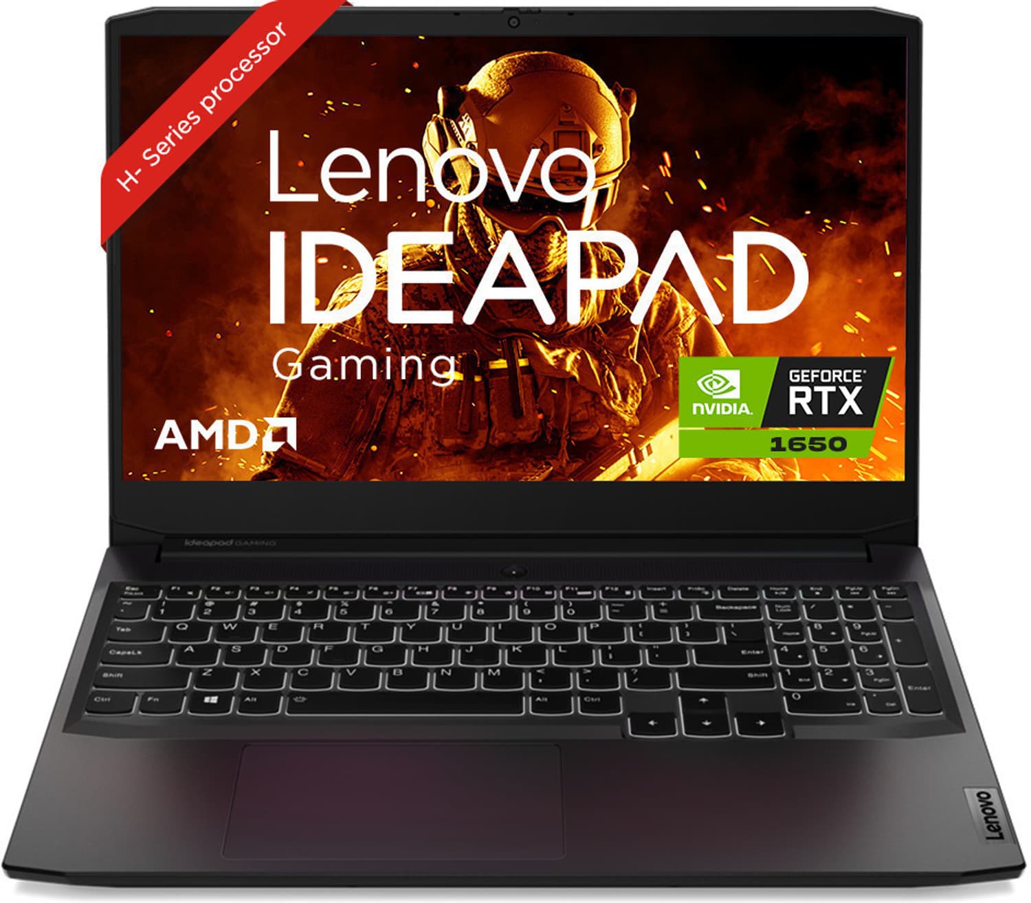 Lenovo IdeaPad Ryzen 5 Hexa Core 5600H - (8 GB/512 GB SSD/Windows 11 Home/4 GB Graphics/NVIDIA GeForce GTX 1650/60 Hz) 15ACH6 Gaming Laptop