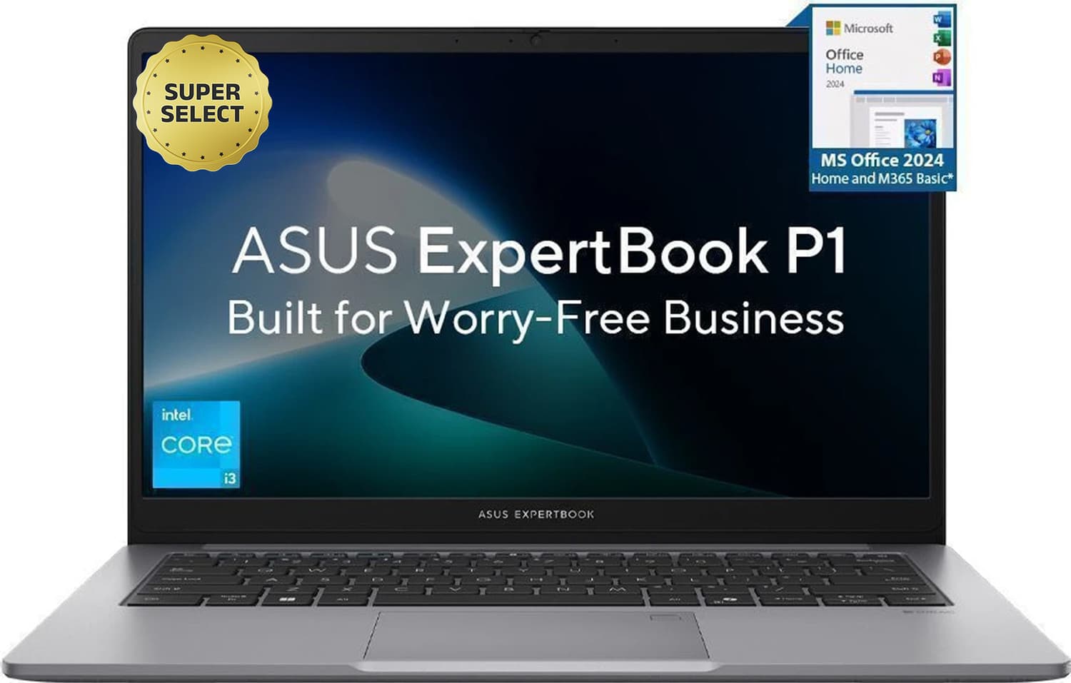 ASUS Expertbook P1 Intel Core i3 13th Gen 1315U - (8 GB/512 GB SSD/Windows 11 Home) P1403CVA-S60343WS Thin and Light Laptop