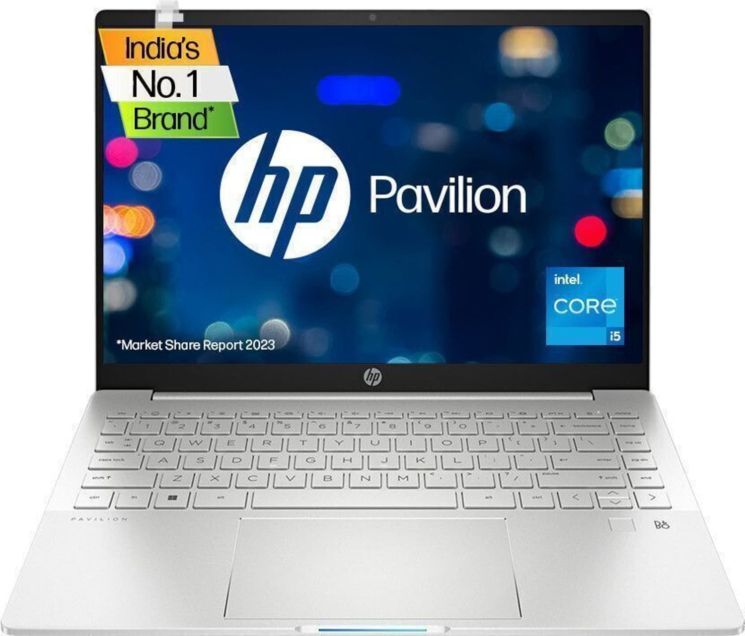HP Pavilion PLUS Core i5 12th Gen - (16 GB/512 GB SSD/Windows 11 Home) 14-eh0037TU Thin and Light Laptop