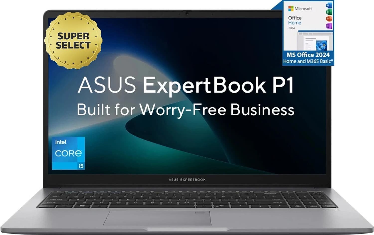 ASUS Expertbook P1 Intel Core i5 13th Gen 13420H - (16 GB/512 GB SSD/Windows 11 Home) P1503CVA-S70611WS Thin and Light Laptop
