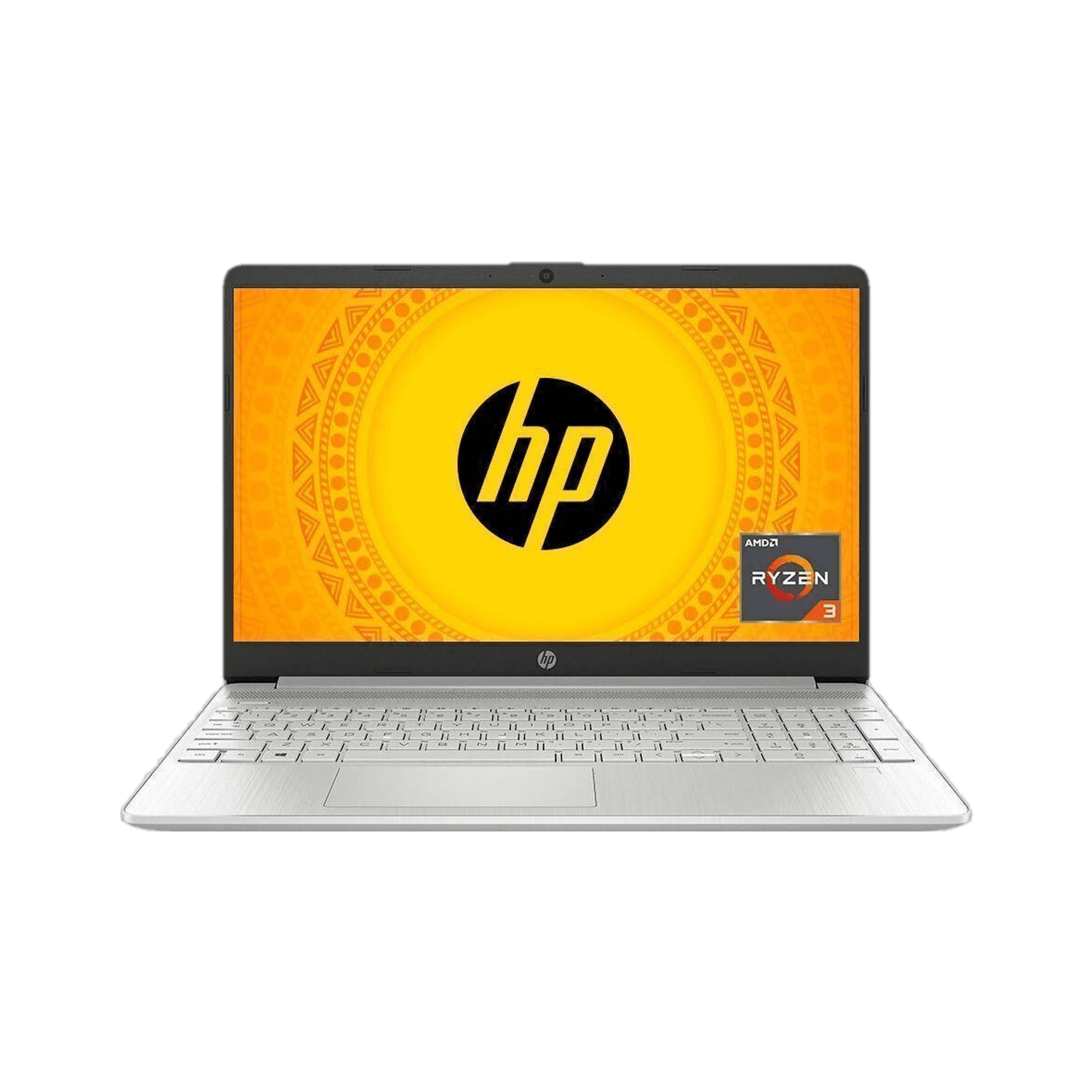 HP Ryzen 3 Quad Core 5300U - (8 GB/512 GB SSD/Windows 11 Home) 15s-eq2143au Thin and Light Laptop (15.6 inch, Natural Silver, 1.69 Kg, With MS Office)