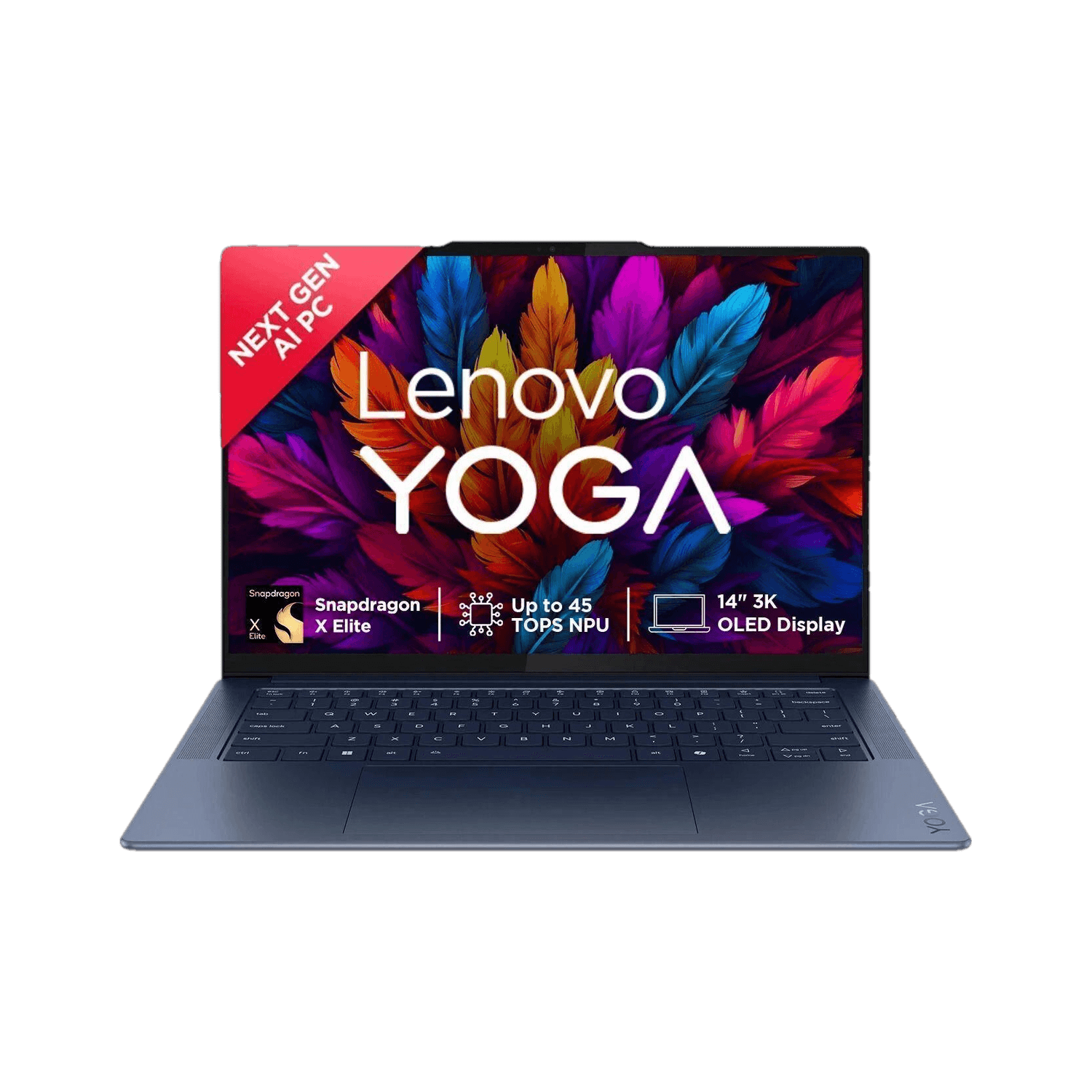 Lenovo Yoga Slim 7x Qualcomm Snapdragon X Elite - (32 GB/1 TB SSD/Windows 11 Home) 14Q8X9 Thin and Light Laptop