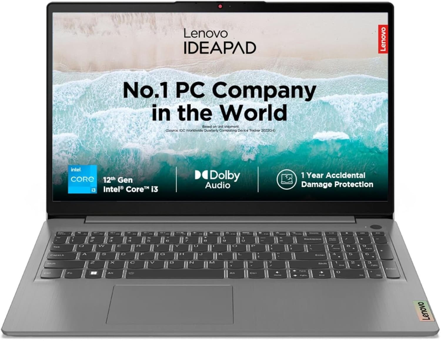 Lenovo Intel Core i3 12th Gen - (8 GB/512 GB SSD/Windows 11 Home) 82RK019DIN Laptop