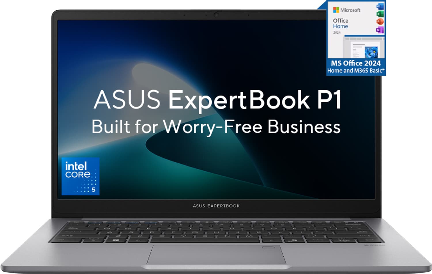 ASUS ExpertBook P1 (i5 14th Gen) with 1 Yr ADP Intel Core 5 210H - (32 GB/512 GB SSD/Windows 11 Home) P1403CVA-S61638WS Laptop (14 Inch, Misty Grey, 1...
