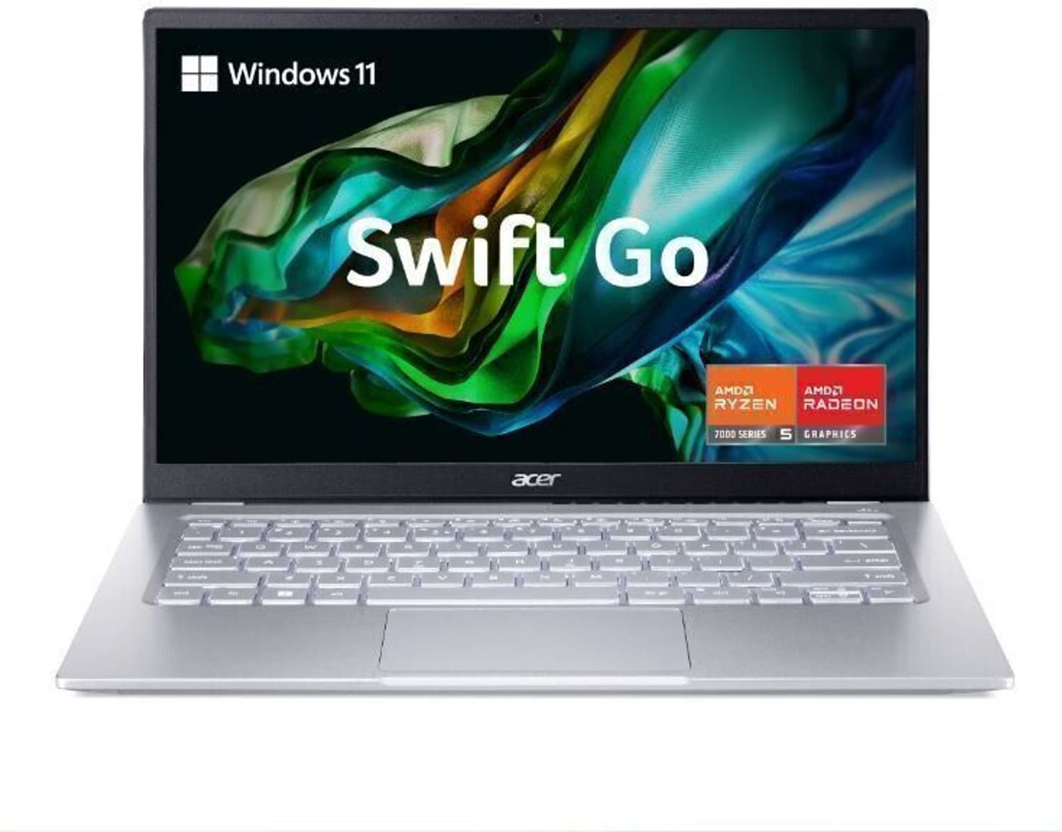 Acer Swift Go 14 Ryzen 5 Hexa Core 7530U - (16 GB/512 GB SSD/Windows 11 Home) SFG14-41 Thin and Light Laptop