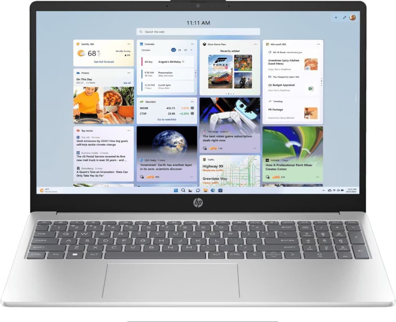 HP HP Laptop 15 Intel Core i3 13th Gen - (8 GB/512 GB SSD/Windows 11 Home) 15-fd0533TU Laptop (15.6 inch, Natural Silver, 1.59 kg, With MS Office)