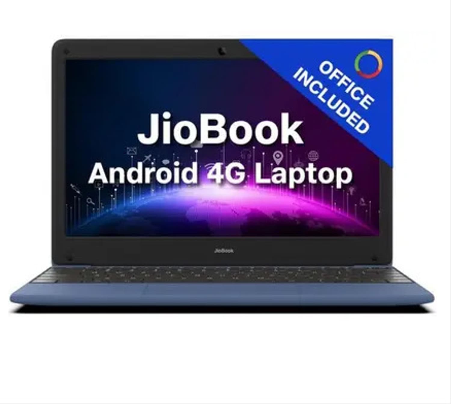 Jio MediaTek MT8788 - (4 GB/64 GB EMMC Storage/Android 11) NB1112MMBLU Laptop (11.6 Inch, Blue, With MS Office)