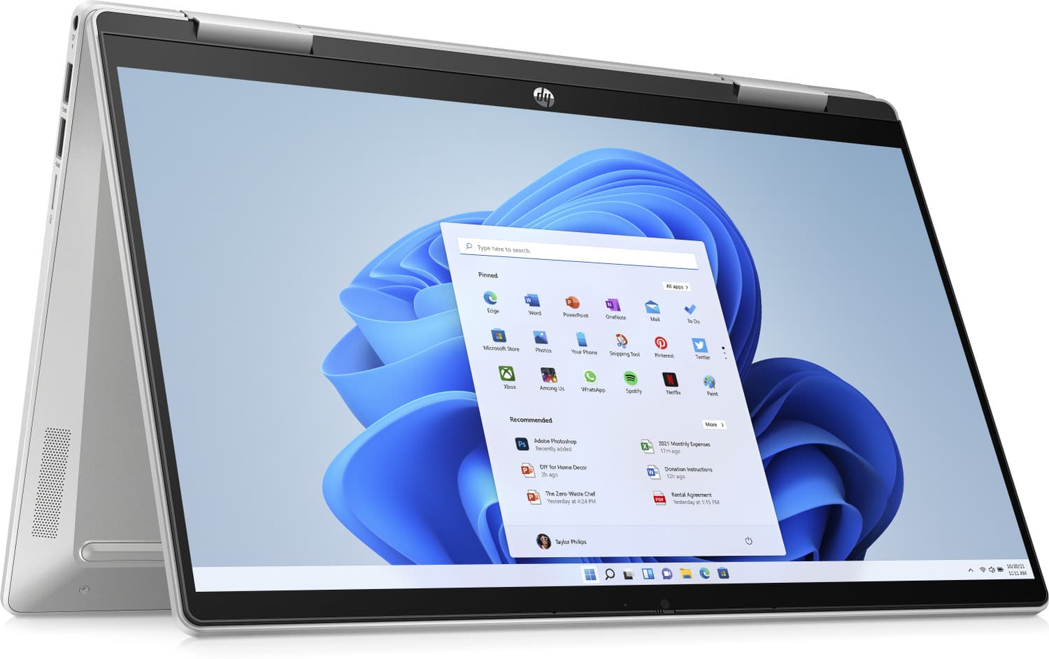 HP Pavilion x360 Intel Core i3 12th Gen 1215U - (8 GB/512 GB SSD/Windows 11 Home) 14-ek0183TU Thin and Light Laptop