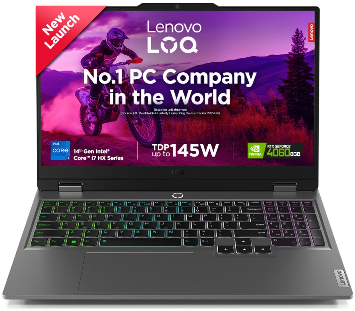 Lenovo LOQ Intel Core i7 14th Gen 14700HX - (16 GB/1 TB SSD/Windows 11 Pro/8 GB Graphics/NVIDIA GeForce RTX 4060) 15IRX9 Gaming Laptop