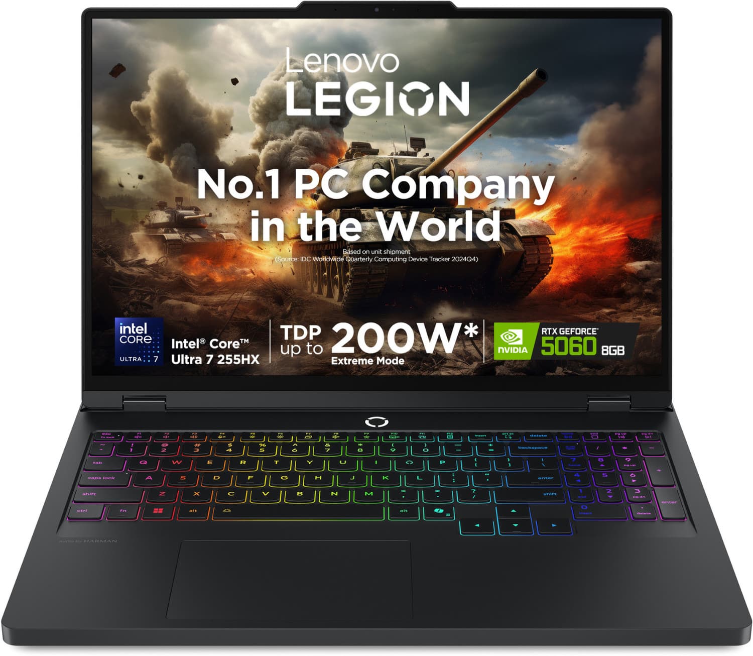 Lenovo Legion Pro 5 Intel Core Ultra 7 255HX - (32 GB/1 TB SSD/Windows 11 Home/8 GB Graphics/NVIDIA GeForce RTX 5060/165 Hz) Legion Pro 5 16IAX10 Gami...