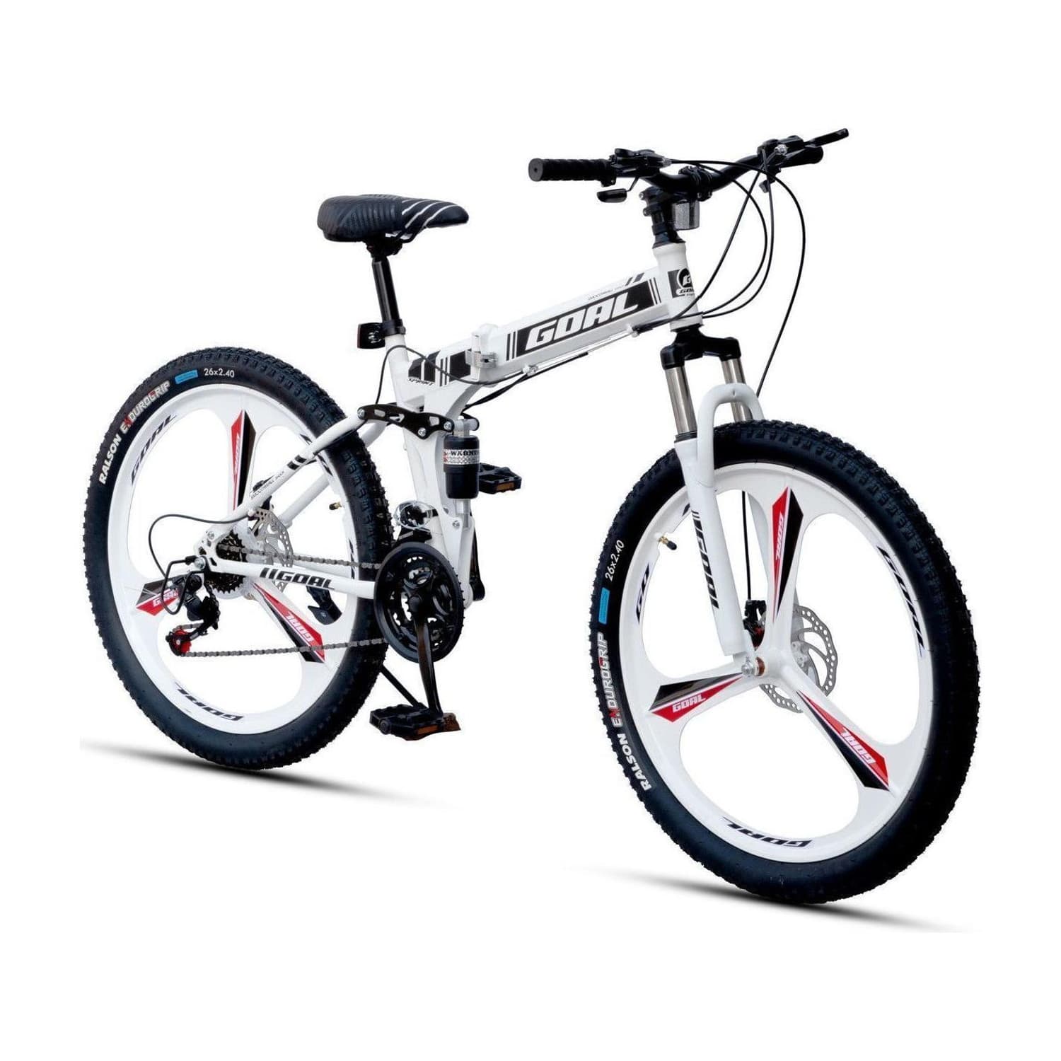 Goal FOLDING WHITE 26 T (inch) Folding Bikes/Folding Cycle