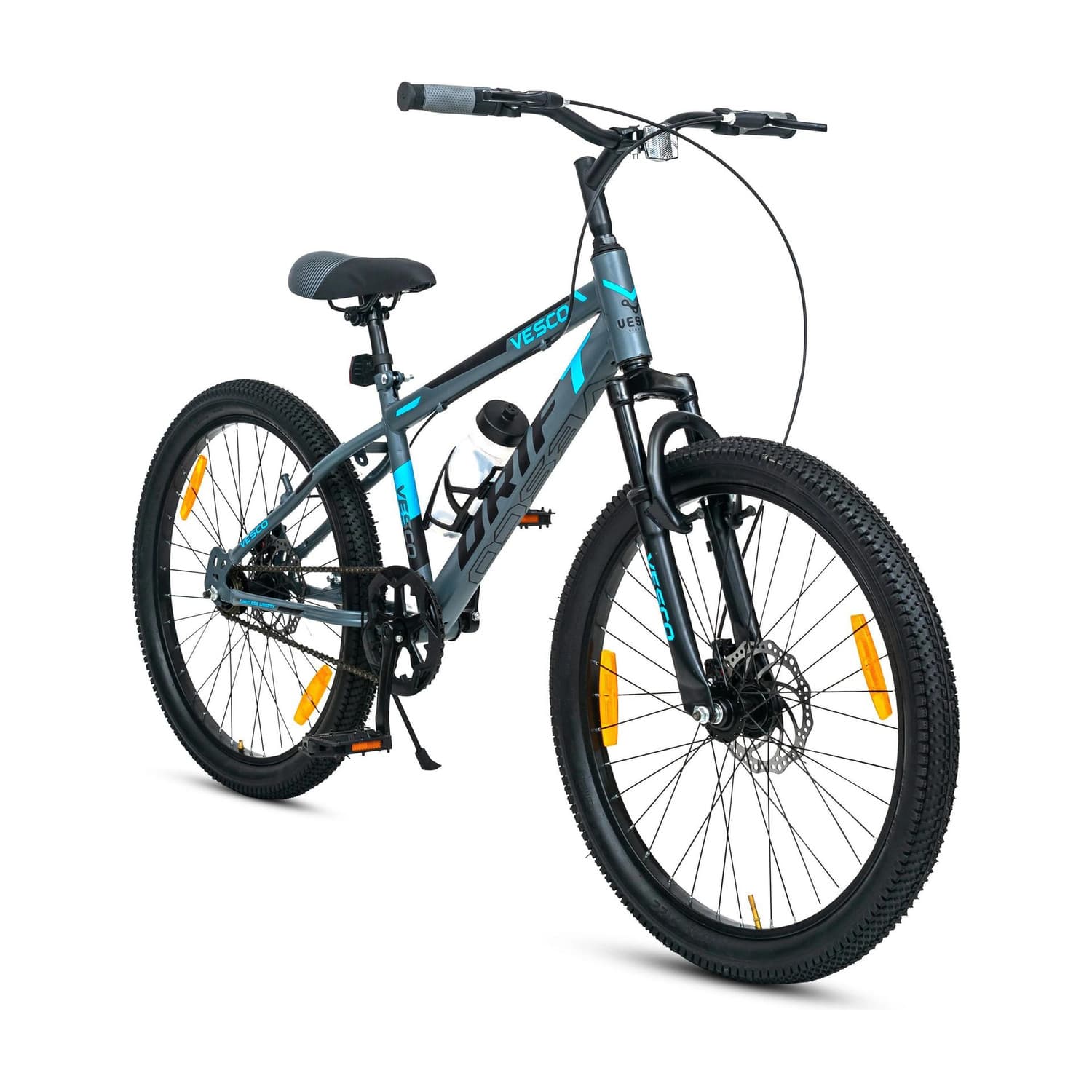 vesco Drift 24T Bicycle Big Kids Boys & Girls 9 to 15 age 24 T Mountain Cycle