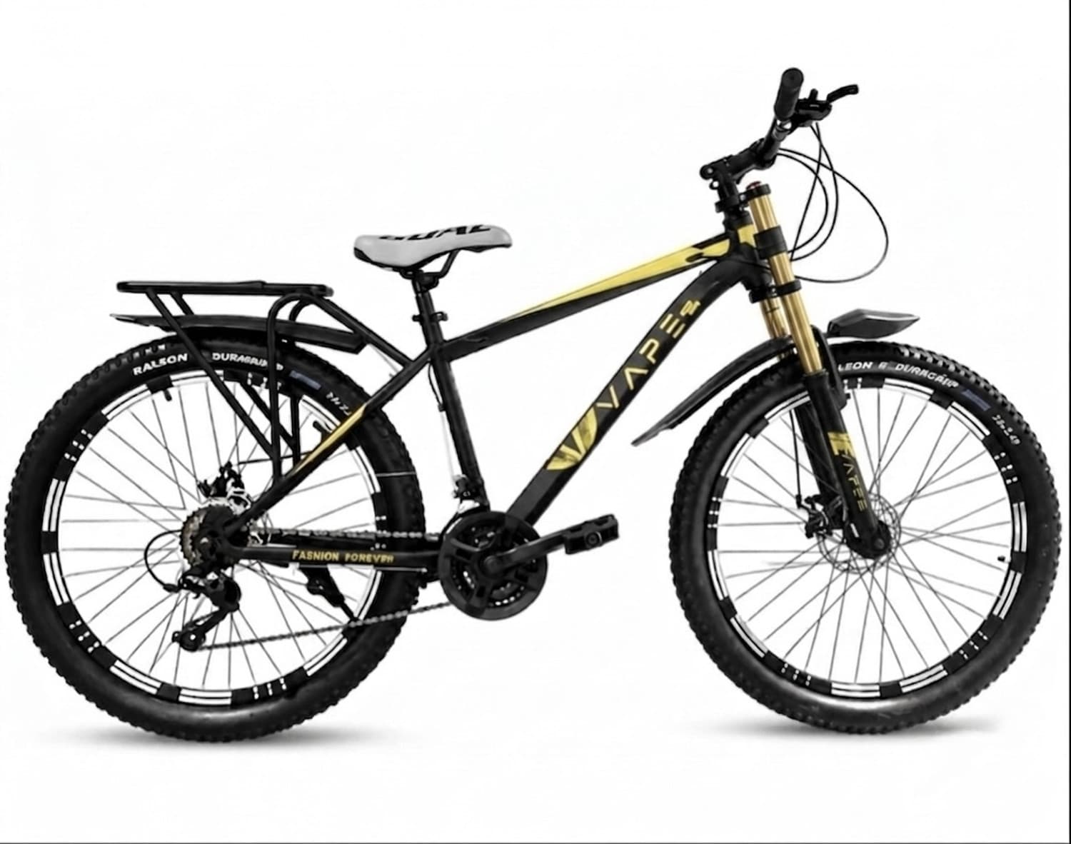 VAPE IBC YELLOW||21 SPEED||DOUBLE CROWN||IMPORTED FRAME 26 T (inch) Mountain Cycle (21 Gear, Multicolor, Only Front Suspension)
