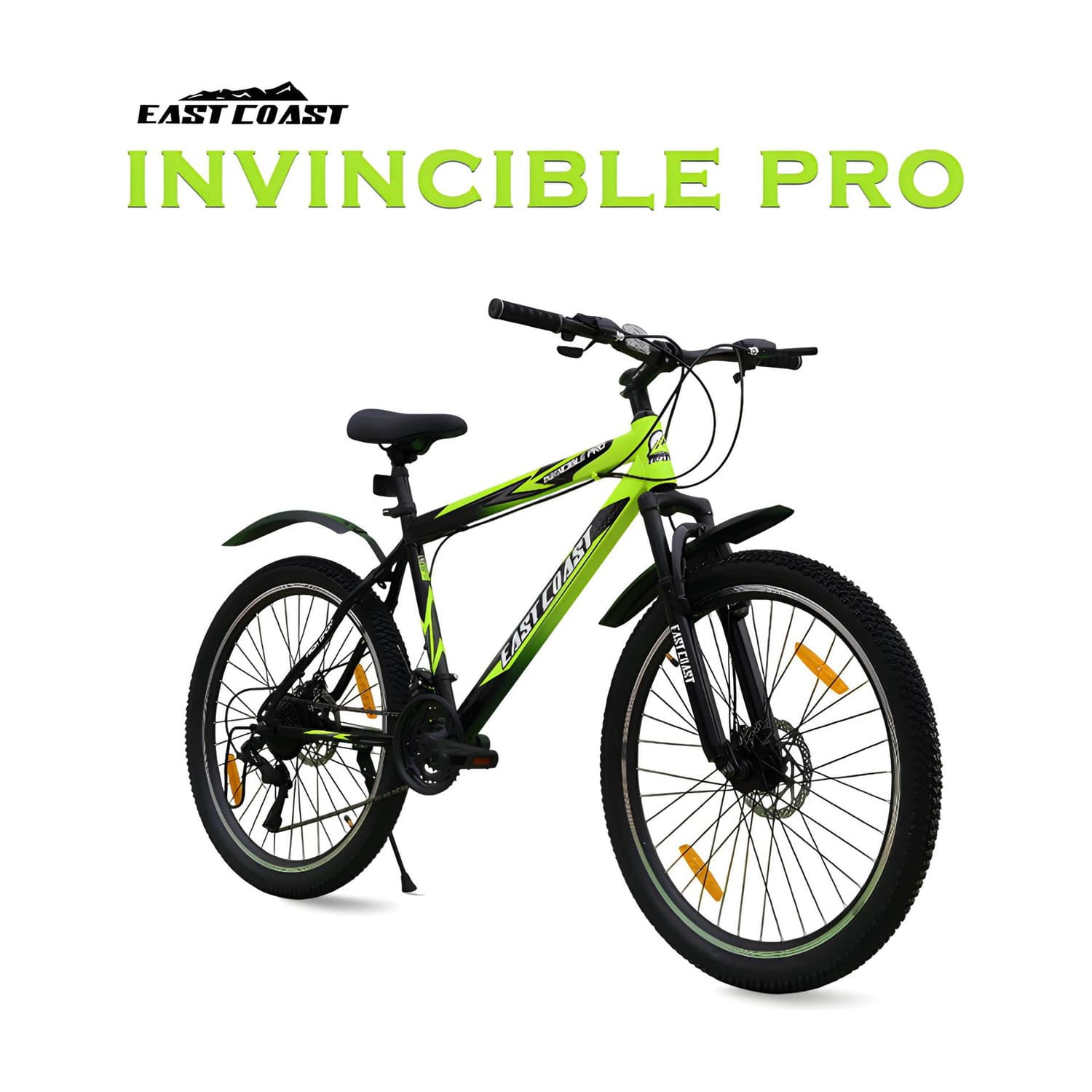 EAST COAST INVINCIBLE PRO 21 SPEED /Hardtail 26 T Mountain Cycle 21 Gear Green 26 T Mountain Cycle