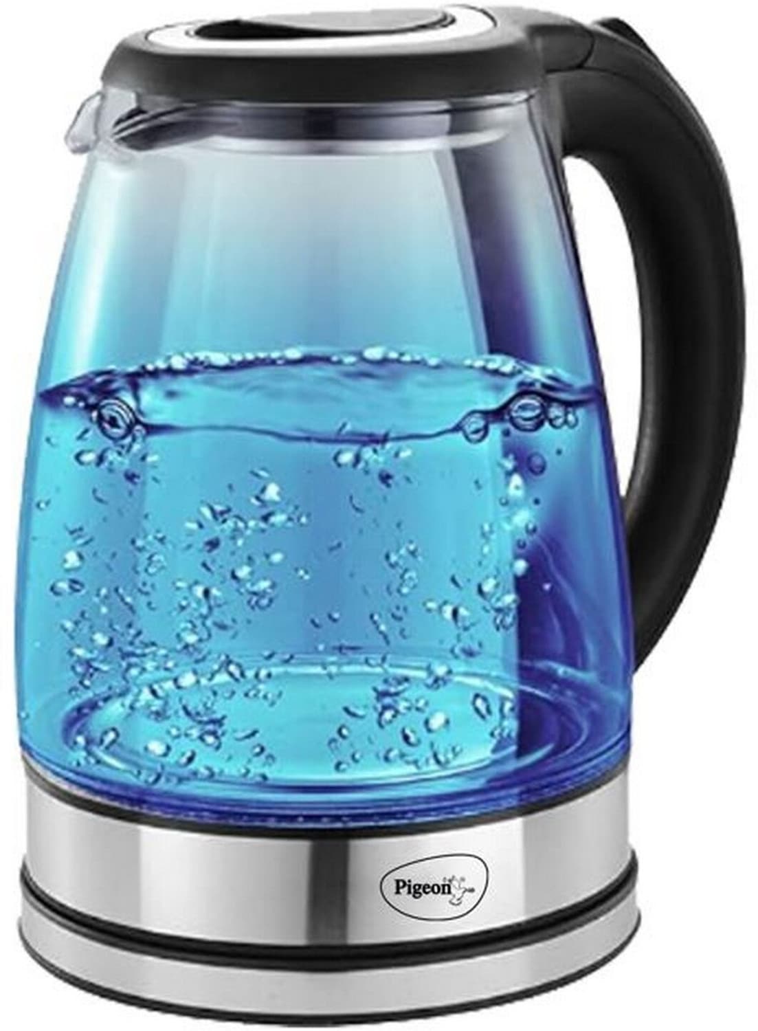 Pigeon Crystal Electric Kettle (1.8 L, Transparent)