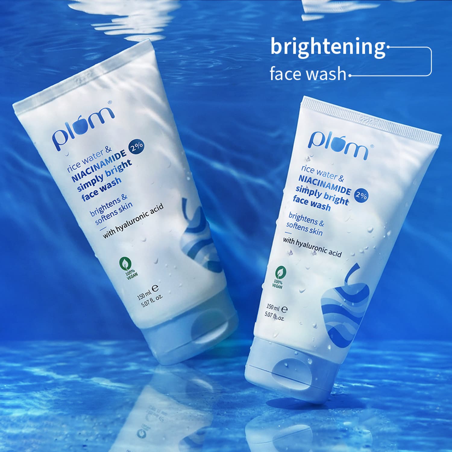 Rice Water & 2% Niacinamide Dermat-tested , Gentle & Non-drying (300 ml)| Men and Women Face Wash (300 ml)