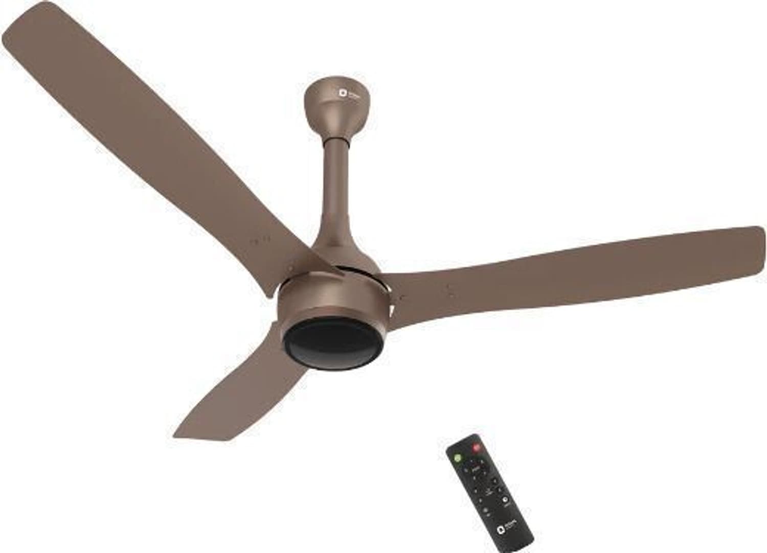 Orient Electric AEON BLDC FAN WITH REMOTE TANGERINE BROWN 5 Star 1200 mm 3 Blade Ceiling Fan