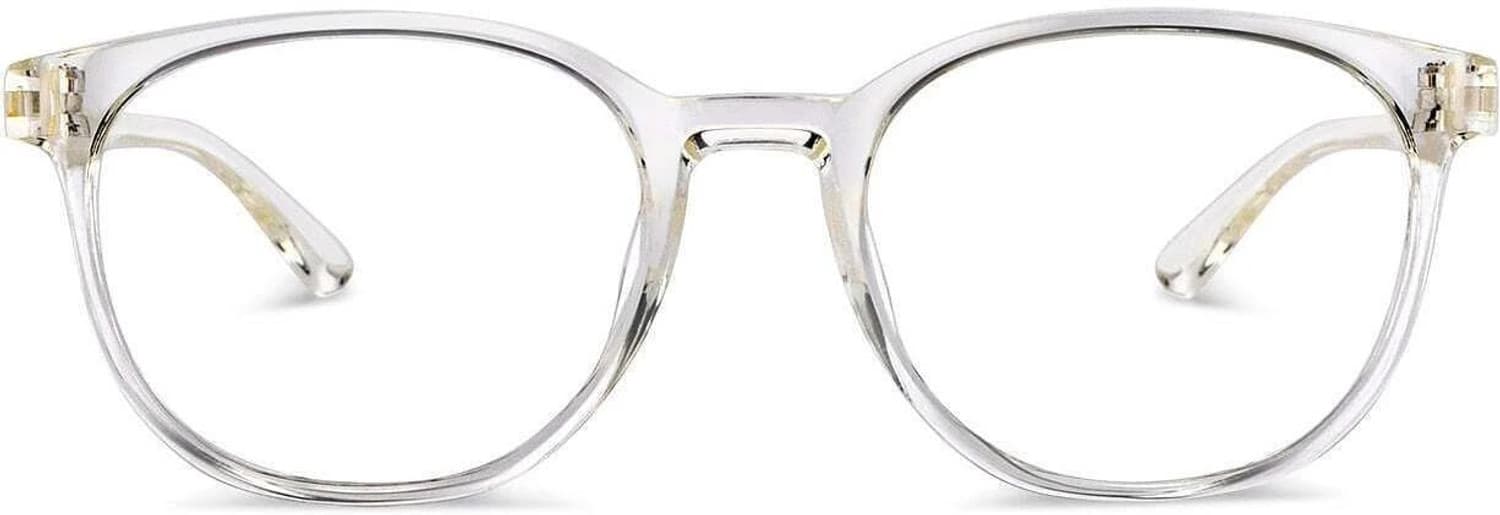 Full Rim Round Anti Glare & Blue Cut Computer Glass For Men & Women (143 mm)