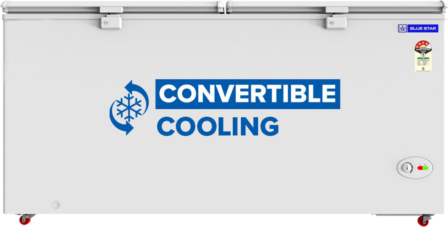 515 L Double Door Standard Deep Freezer (White, HT4-N575, 4 Star)