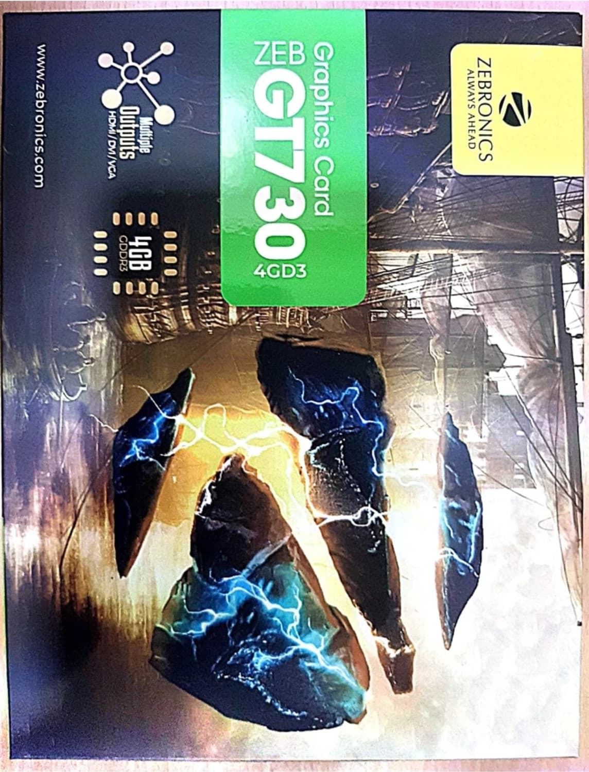 ZEBRONICS NVIDIA ZEBGT730 4 GB GDDR3 Graphics Card