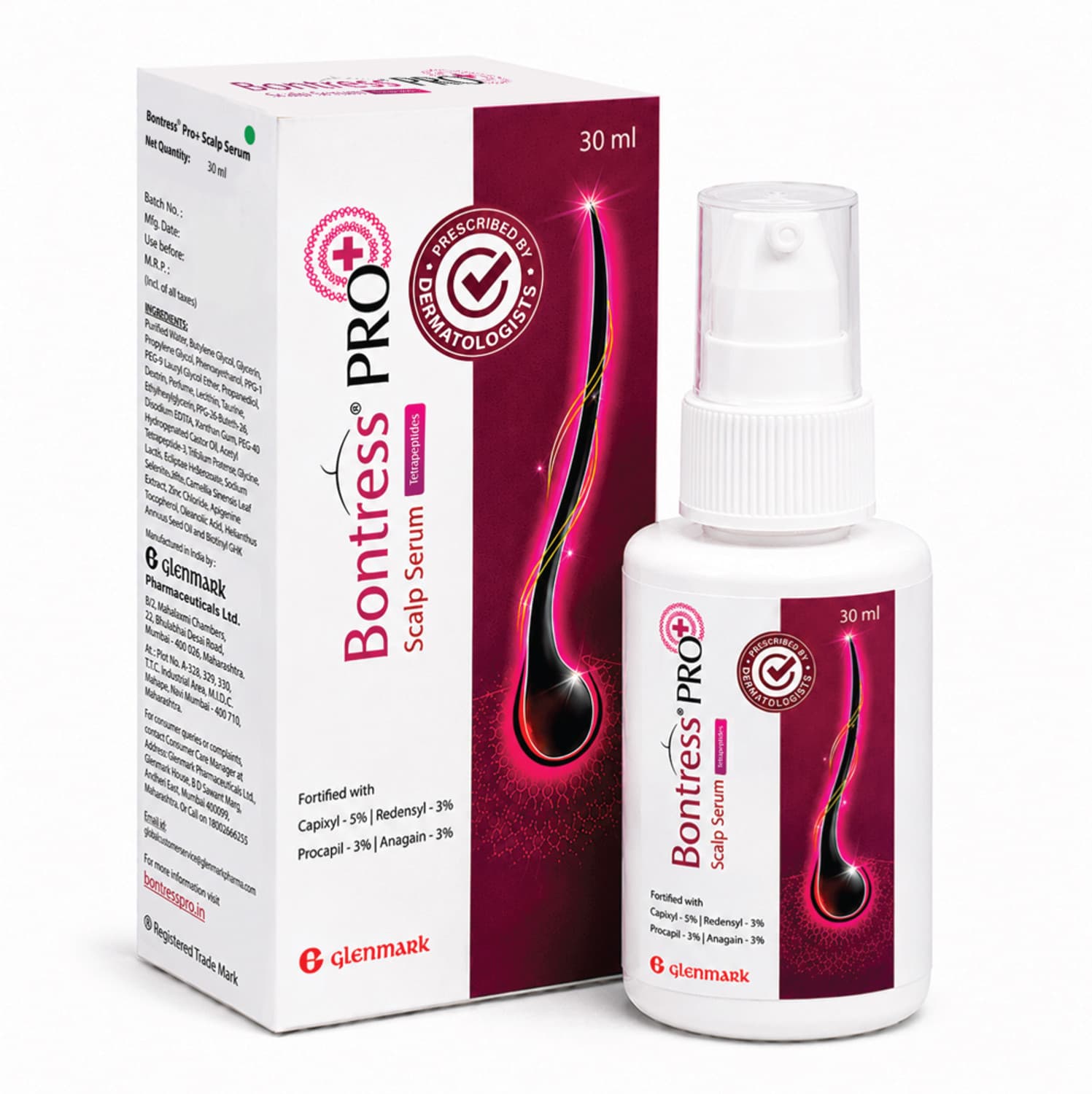 Bontress Pro plus Scalp Serum for hair Growth | Reduces hair fall | UNISEX