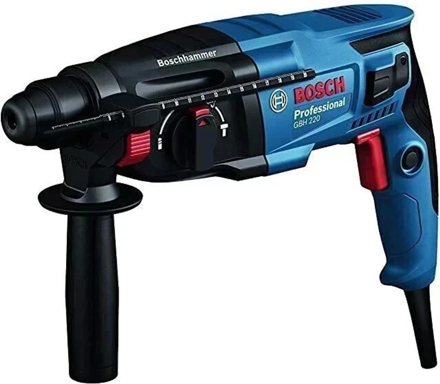 BOSCH GBH 220 Hammer Drill (22 mm Chuck Size, 720 W)
