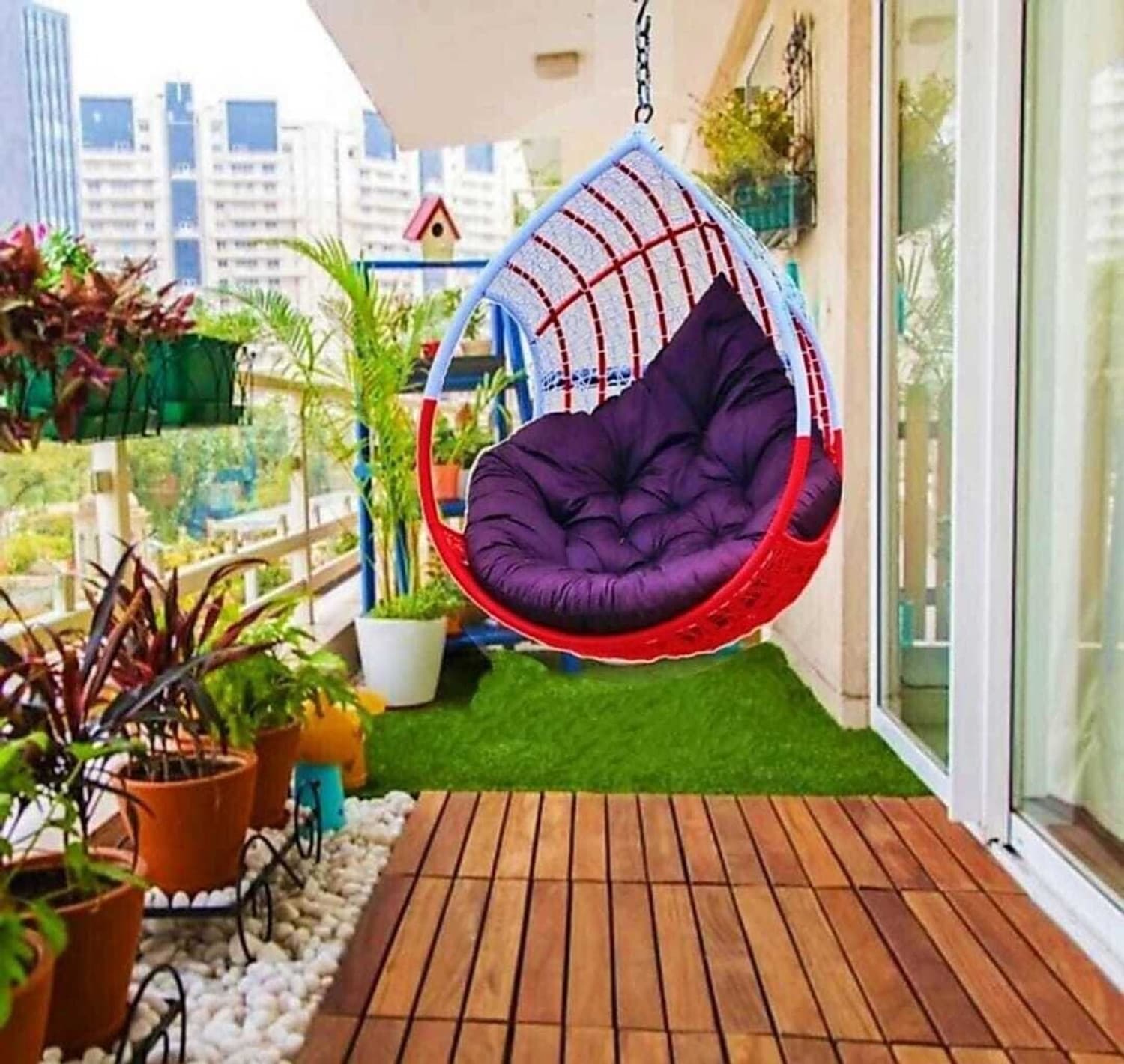 quality steel fueniture Iron Large Swing