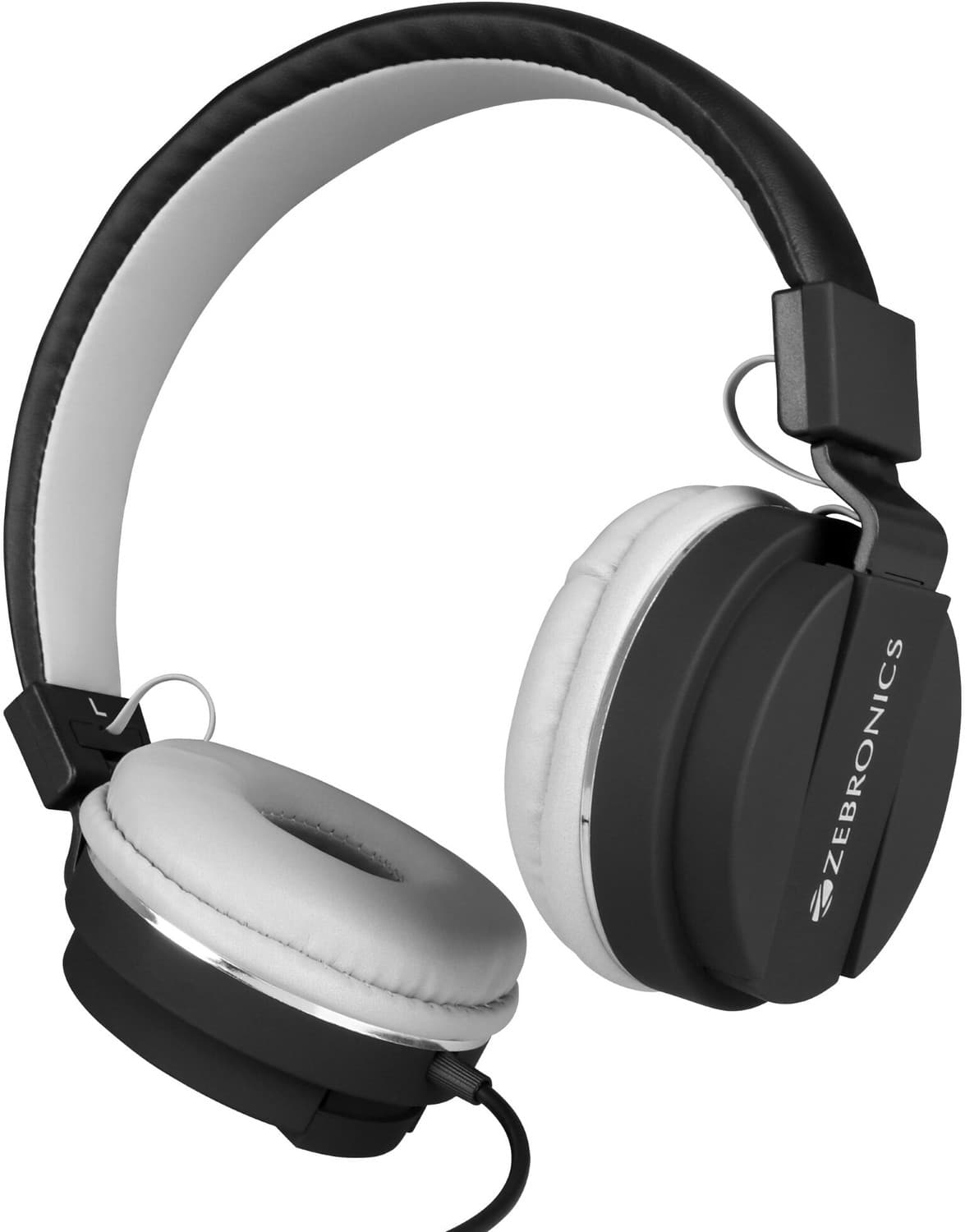 ZEBRONICS ZEB-Storm Wired Headset (Black, On the Ear)
