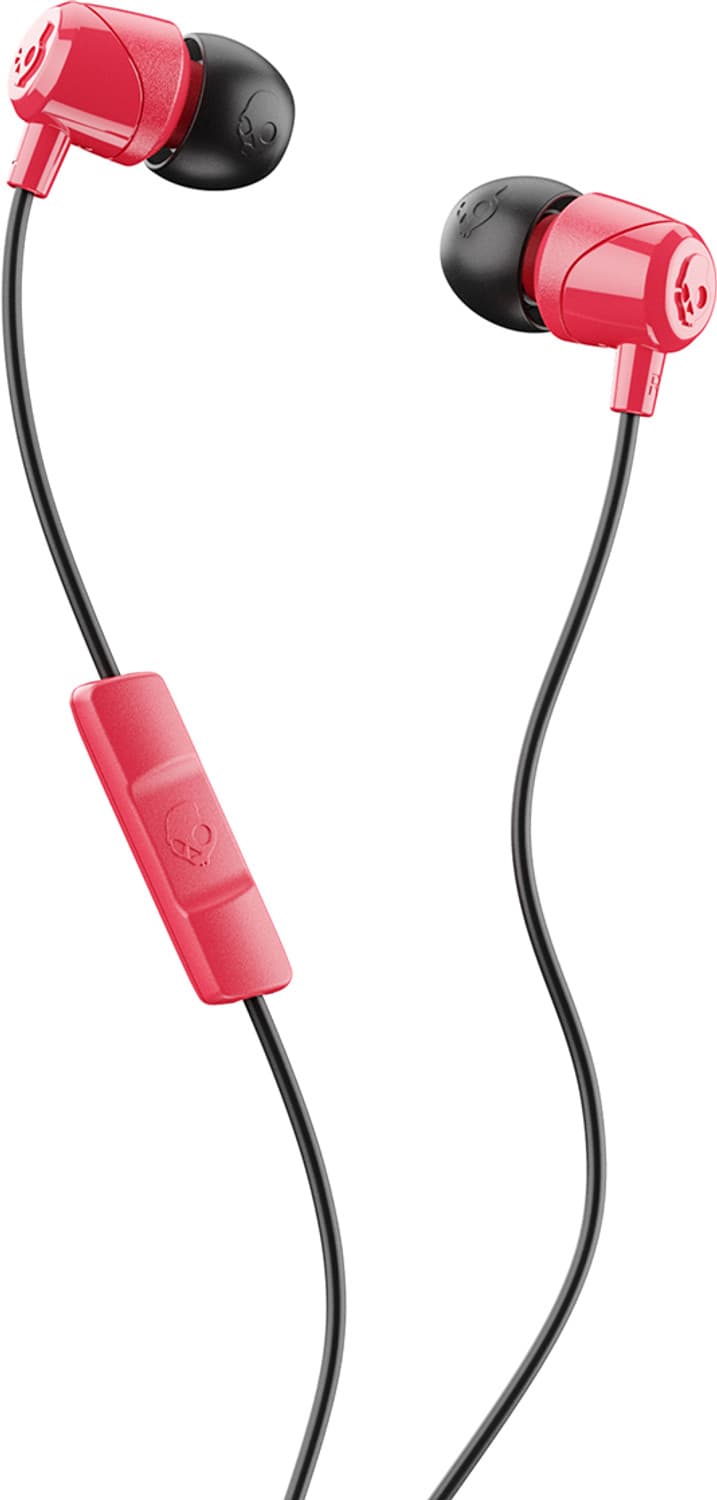 Skullcandy Jib Headset with mic (Red Black, In the Ear)