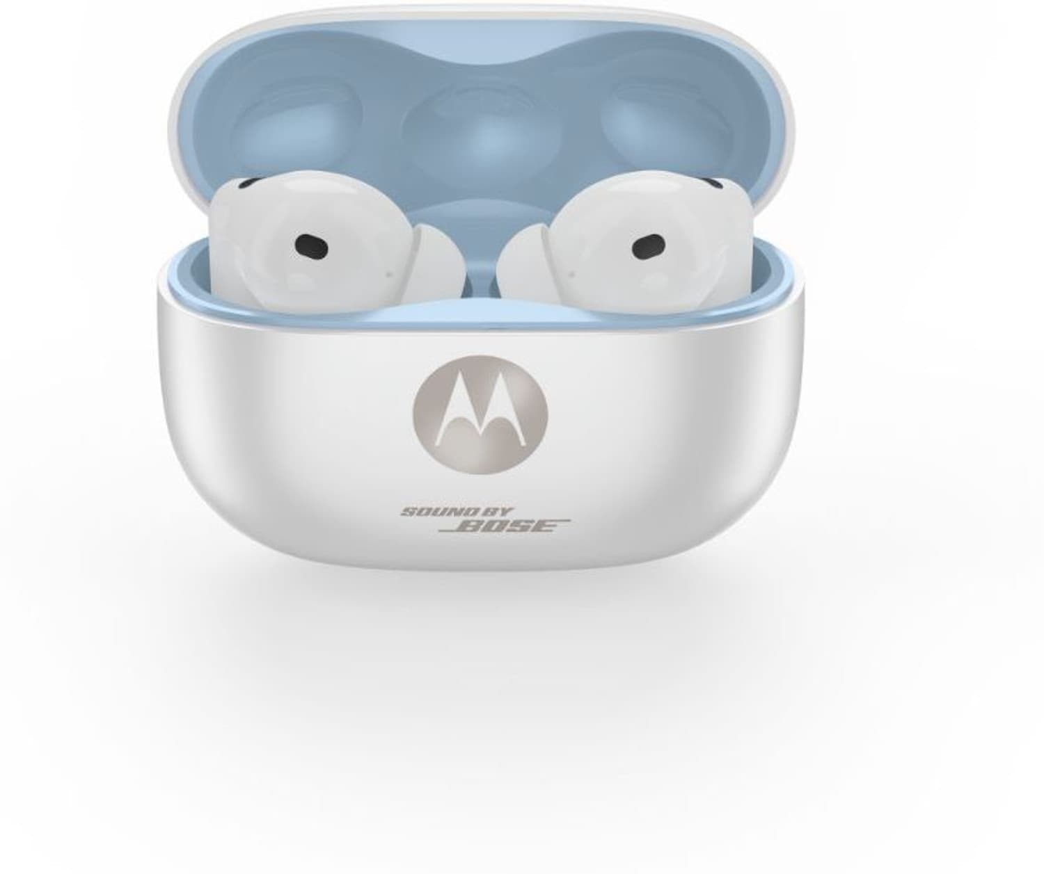 Buds 2 plus Sound by Bose, Adaptive 55dB ANC, Dual Drivers,Hi-Res,LHDC+LDAC,IP54 Bluetooth Headset (PANTONE Cool White, True Wireless)