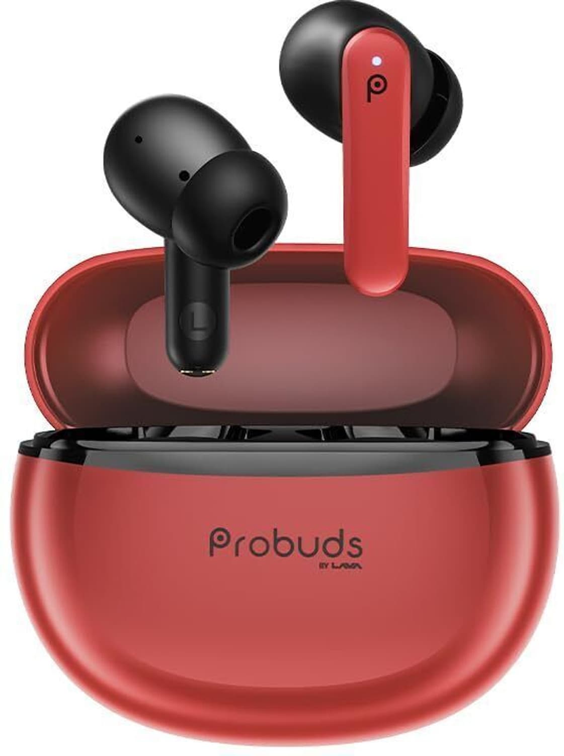 Probuds Aria 911 Bluetooth Headset (Red, True Wireless)