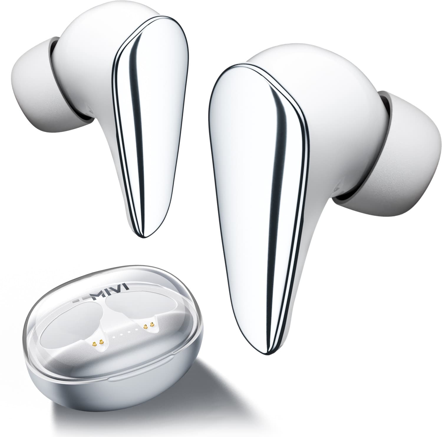 DuoPods Tune ,70H, 3D Soundstage, AI-ENC, BT v5.3 with AAC earbuds Bluetooth Headset (Frost White, True Wireless)