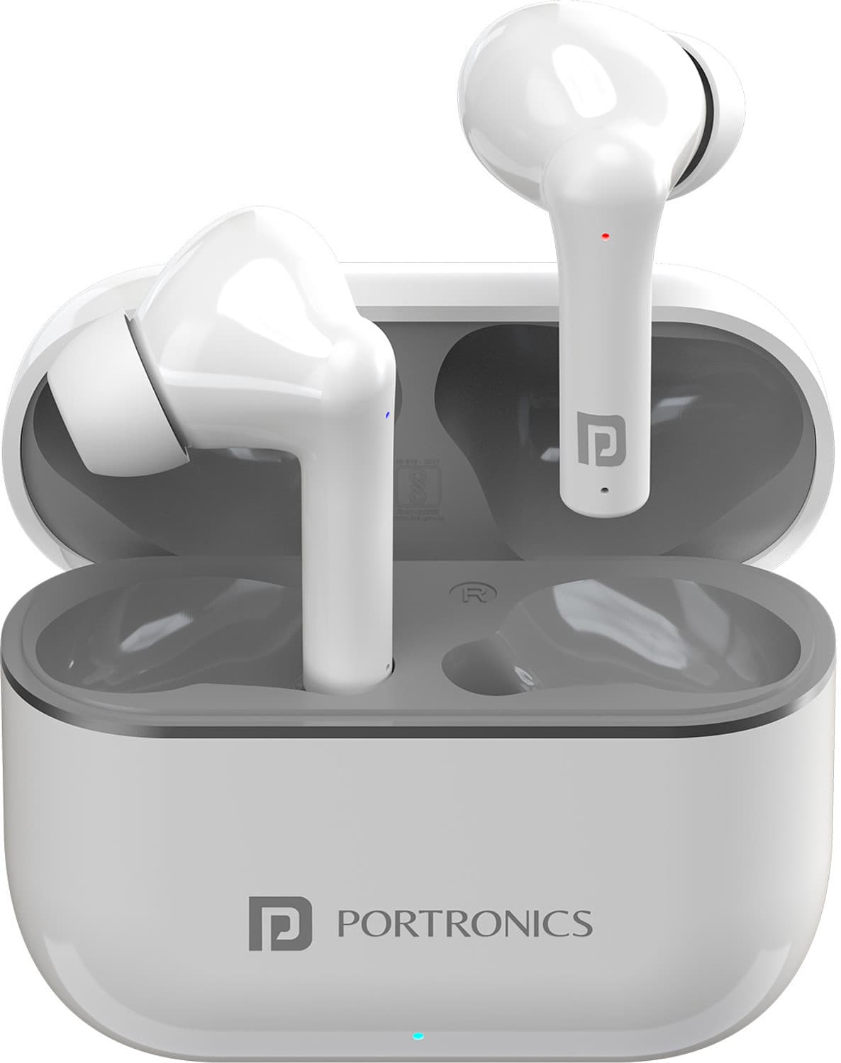 Portronics Harmonics Twins S6 Smart TWS Earbuds with 50Hrs Playtime Bluetooth Headset