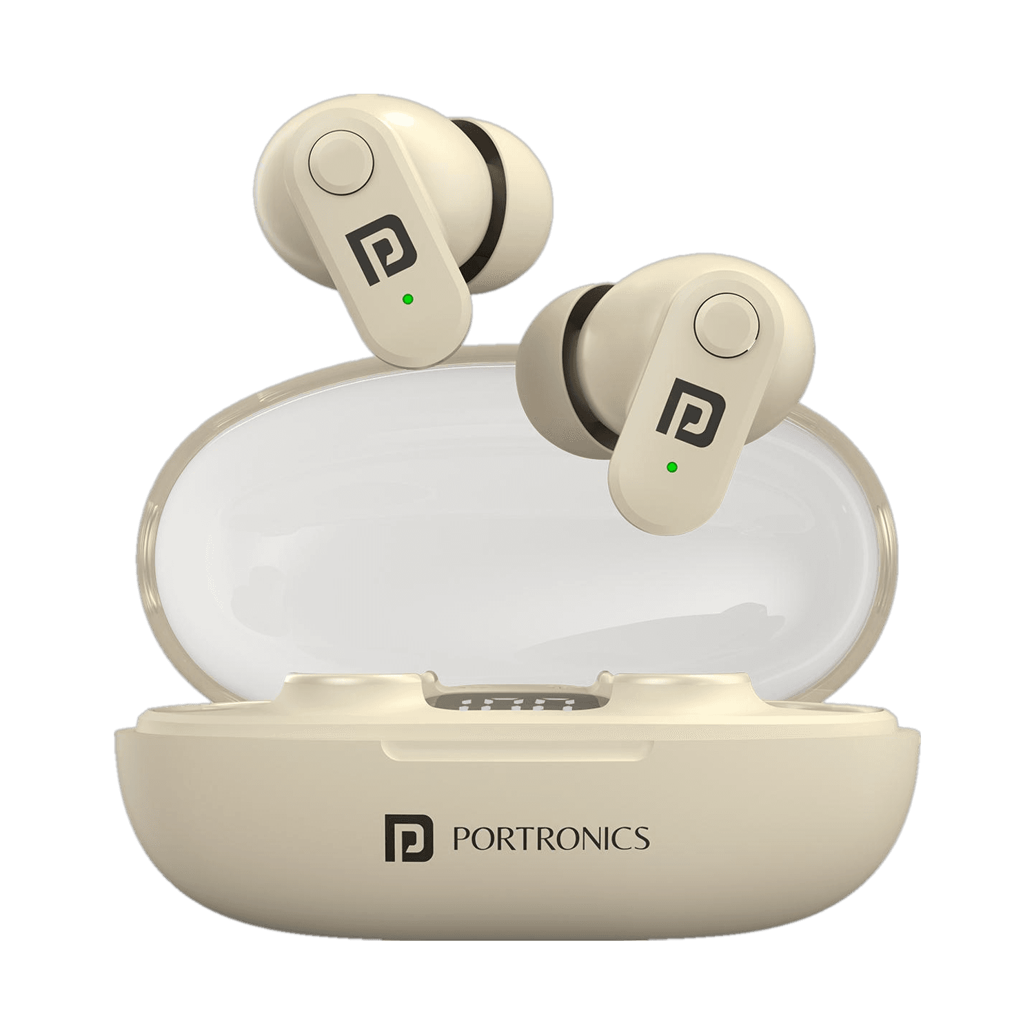 Portronics Harmonics Twins S16 in Ear Earbuds With Mic,24H Playtime,GameMode,Clear Calls Bluetooth Headset