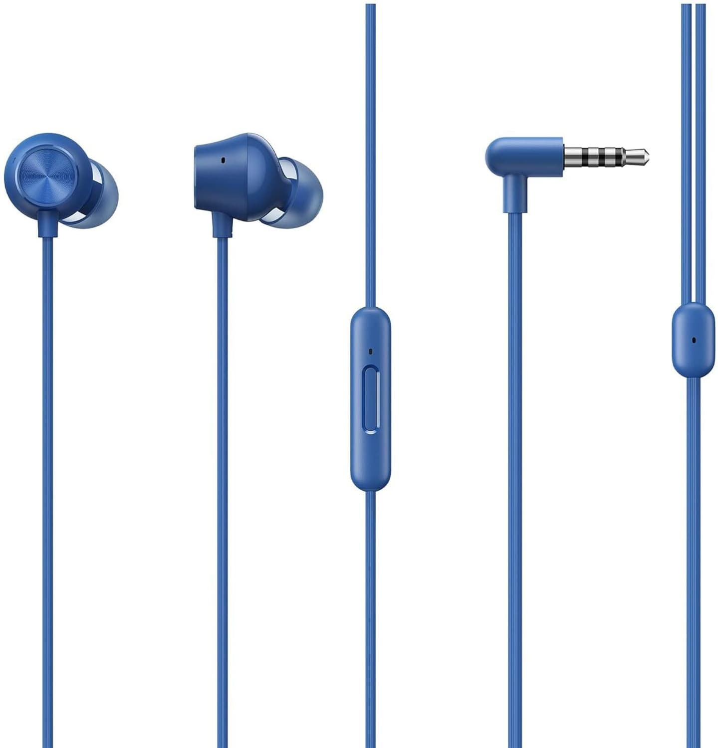 Buds 2 neo Earphone Wired Headset (Blue, In the Ear)