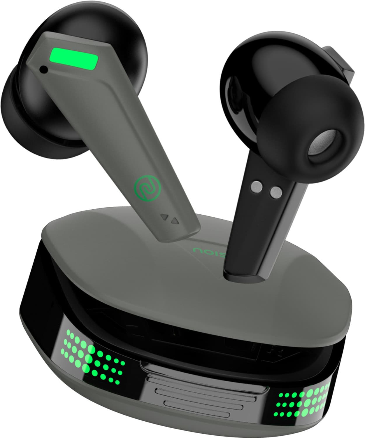 Noise Buds Combat Z with 50 Hours Playtime, Ultra-low Latency(35ms), Quad Mic ENC Bluetooth Headset