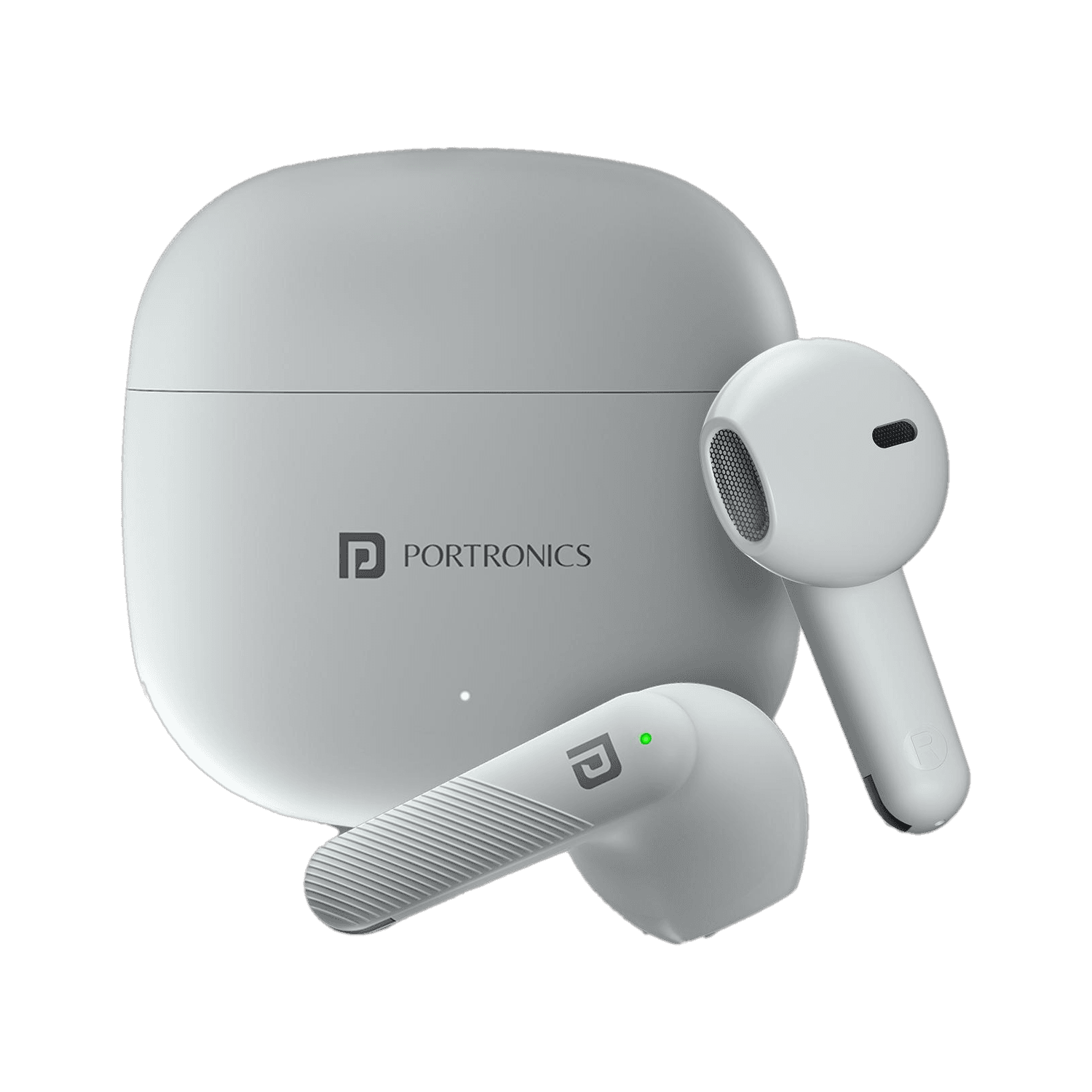 Portronics Harmonics Twins S18 Earbuds With 30H Playtime,Game/Music Mode,Touch Control Bluetooth