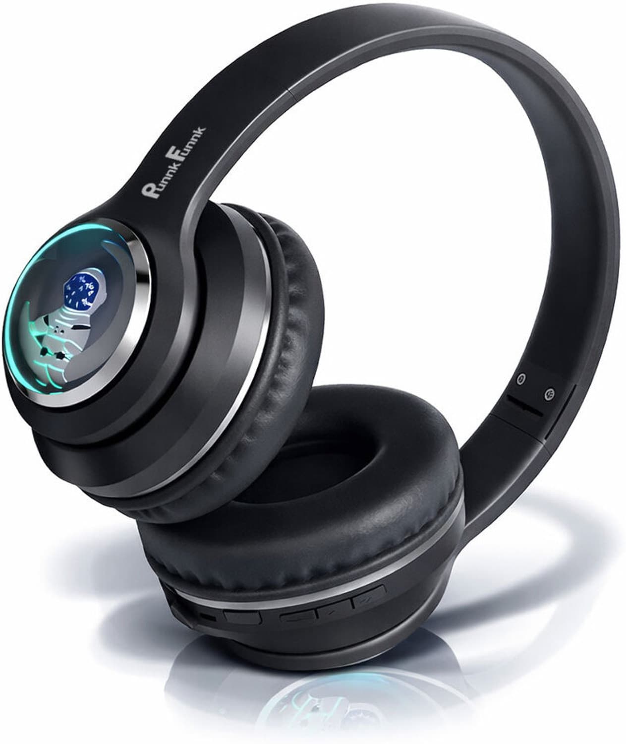 Super Astro Beast Mode Bluetooth Headset with 70 Hours Playback 40ms Low Latency Bluetooth & Wired Headset (Black, On the Ear)