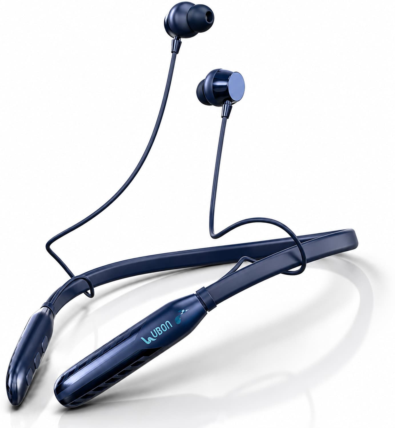 Bluetooth Neckband CL-625 With 30 hours of playtime Bluetooth Headset (Blue, In the Ear)