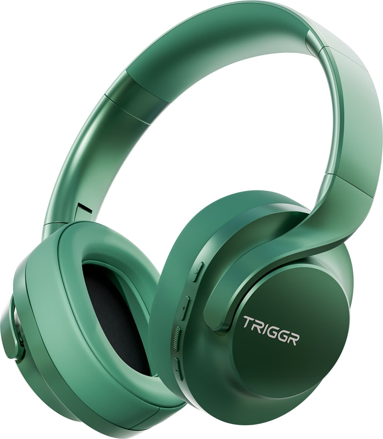 Punkheadz Z2 with 50H Battery, Dual Pairing, 40mm Drivers, ENC, Aux Port, v5.4 Bluetooth Headset (Ocean Teal, On the Ear)