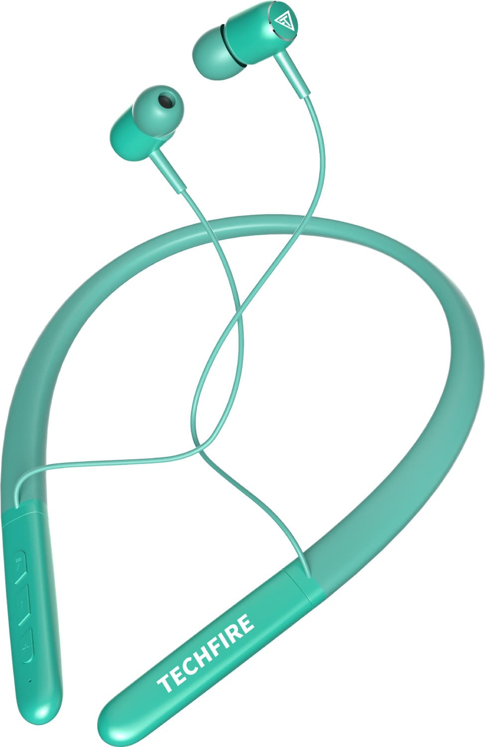 TECHFIRE Platinum Series Neckband- Low Price Bluetooth Neckband headphone Bluetooth Headset (Green, In the Ear)
